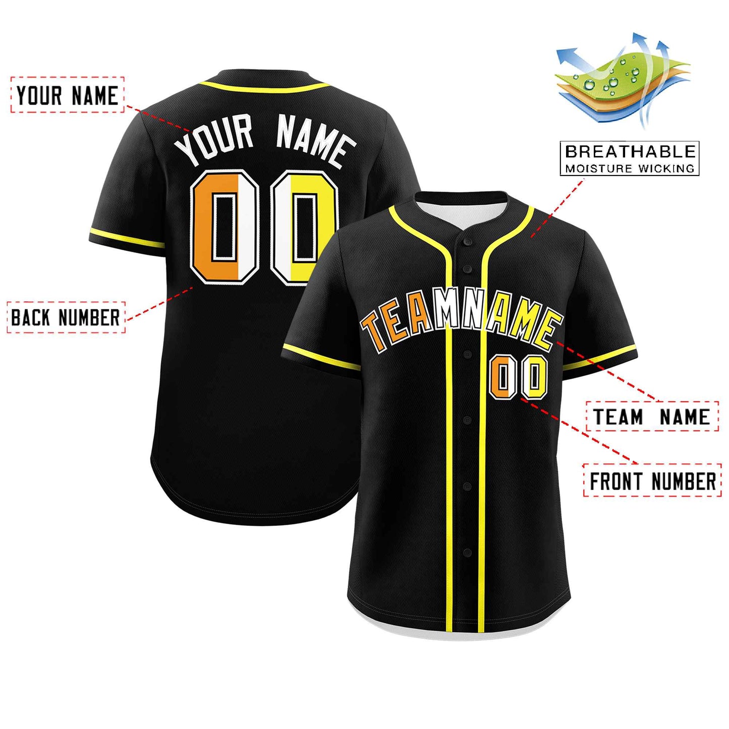 Custom Black Maverique For Pride Month Classic Style Authentic Baseball Jersey