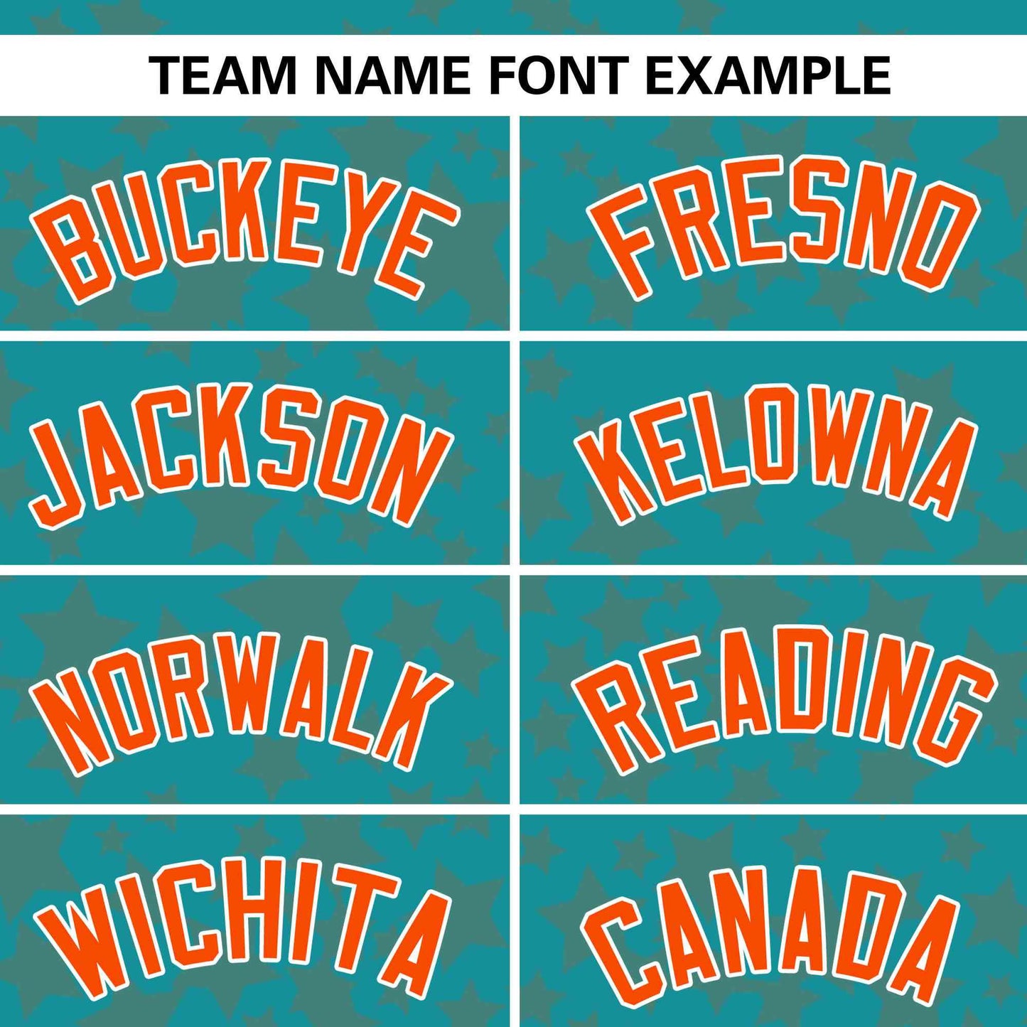 Custom Aqua Orange Personalized Star Graffiti Pattern Authentic Baseball Jersey