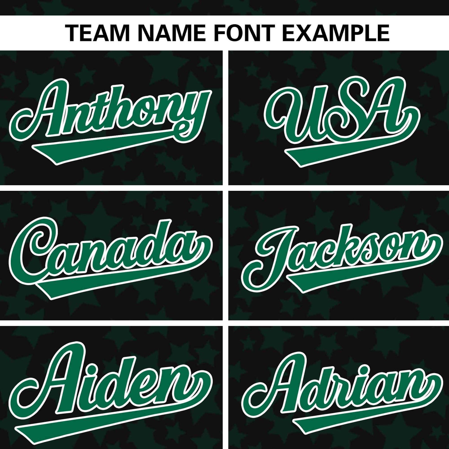 Custom Black Kelly Green Personalized Star Graffiti Pattern Authentic Baseball Jersey