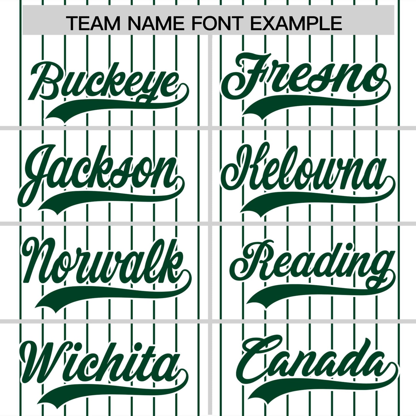 Custom White Green Pinstripe Personalized Two-Tone Authentic Baseball Jersey