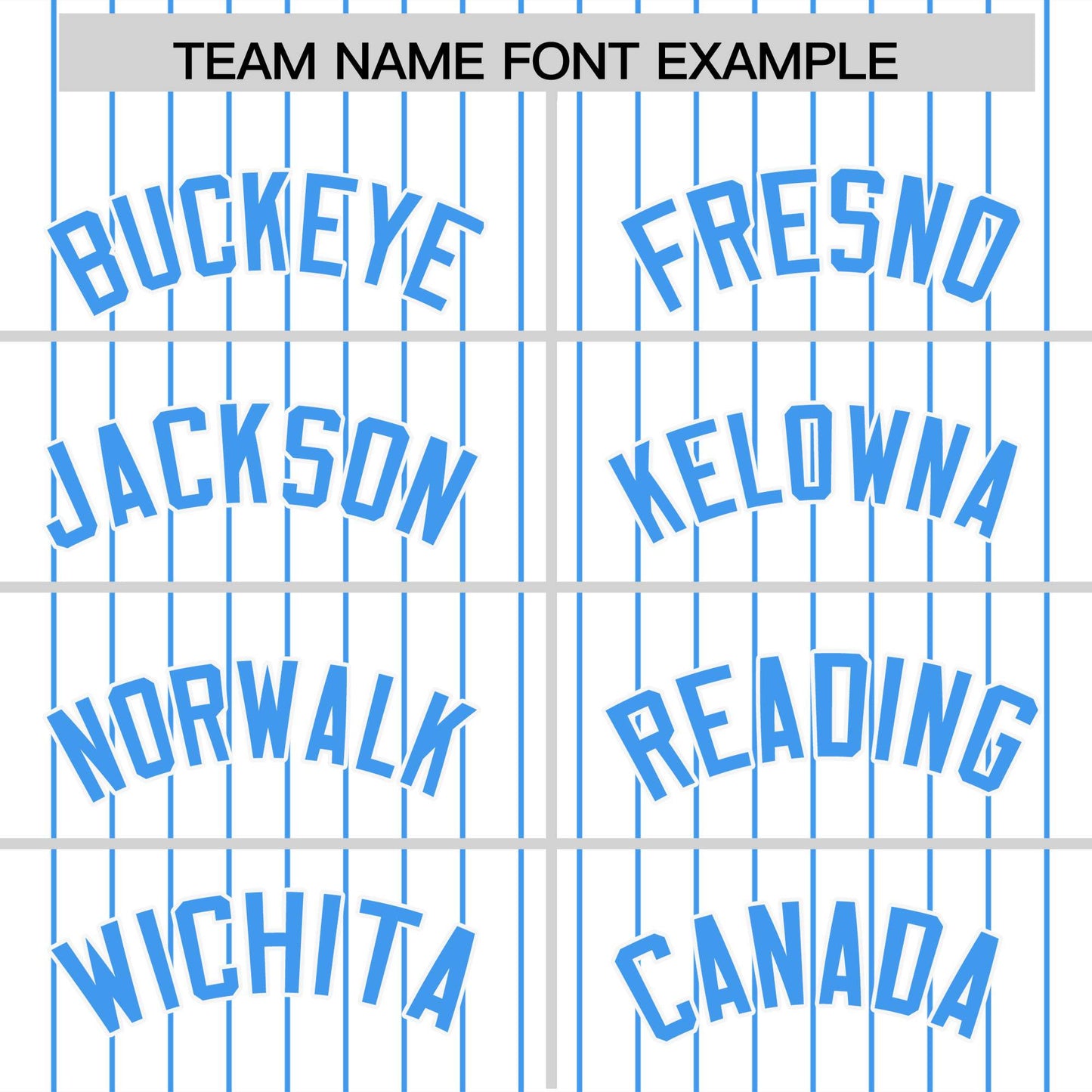 Custom White Powder Blue Pinstripe Personalized Two-Tone Authentic Baseball Jersey