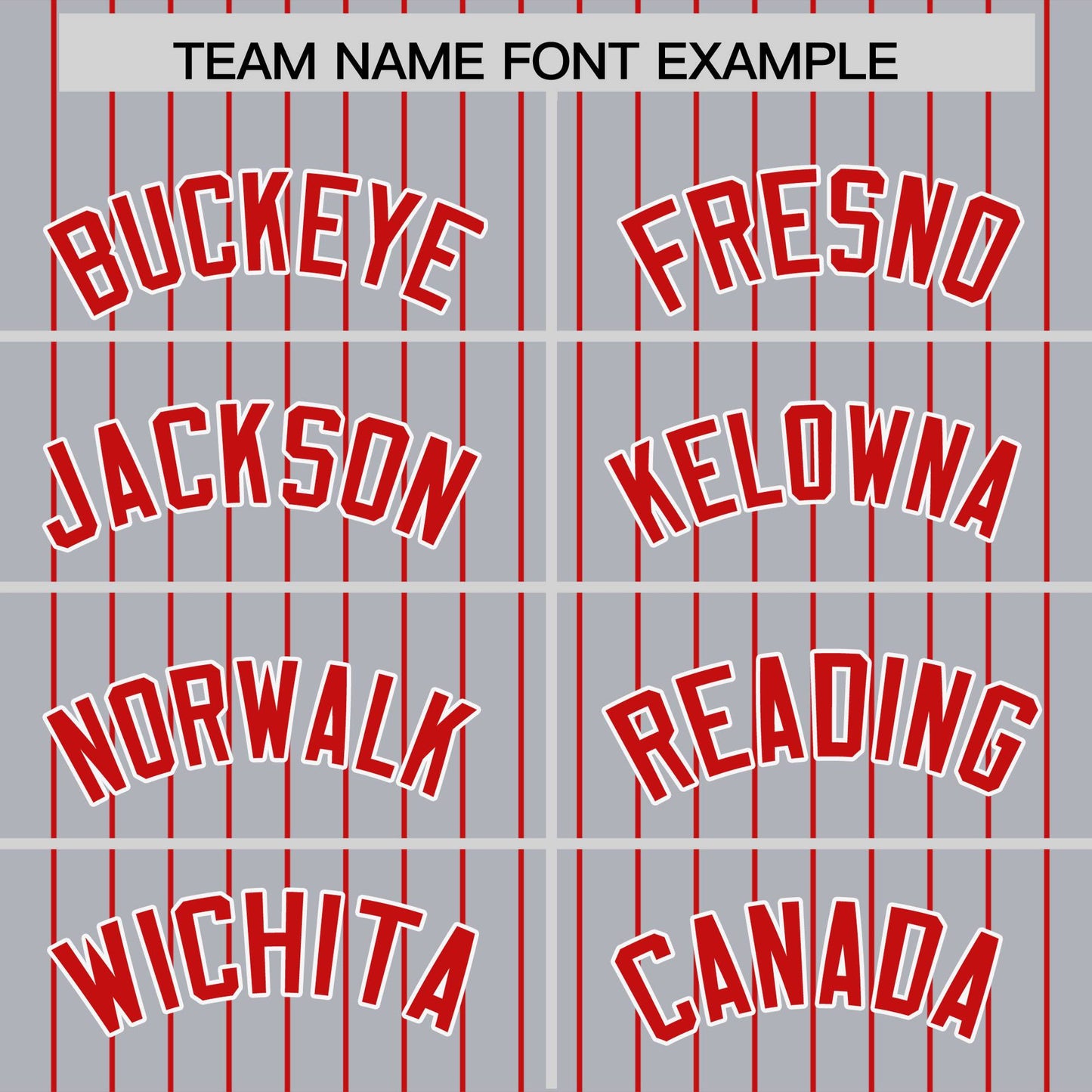 Custom Gray Red Pinstripe Personalized Two-Tone Authentic Baseball Jersey