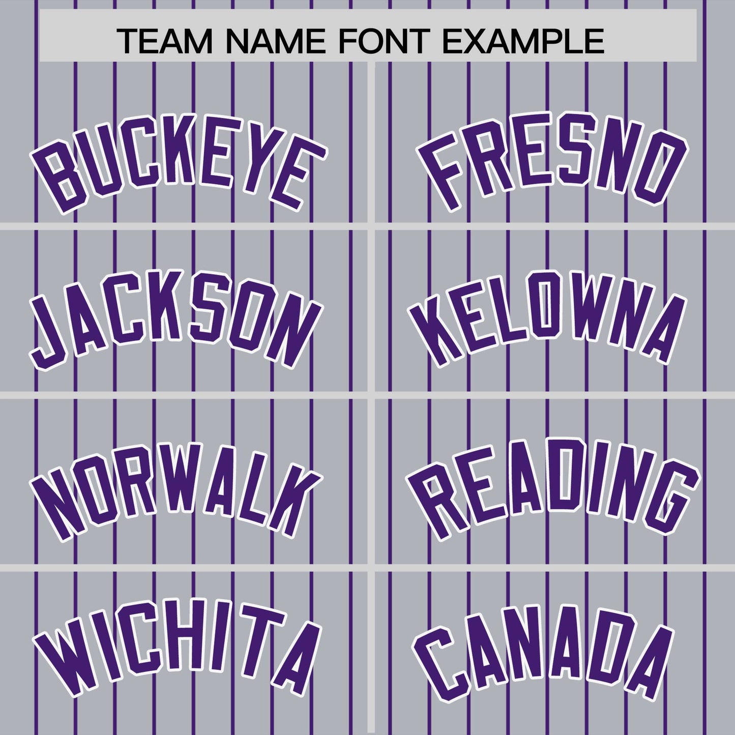 Custom Gray Purple Pinstripe Personalized Two-Tone Authentic Baseball Jersey