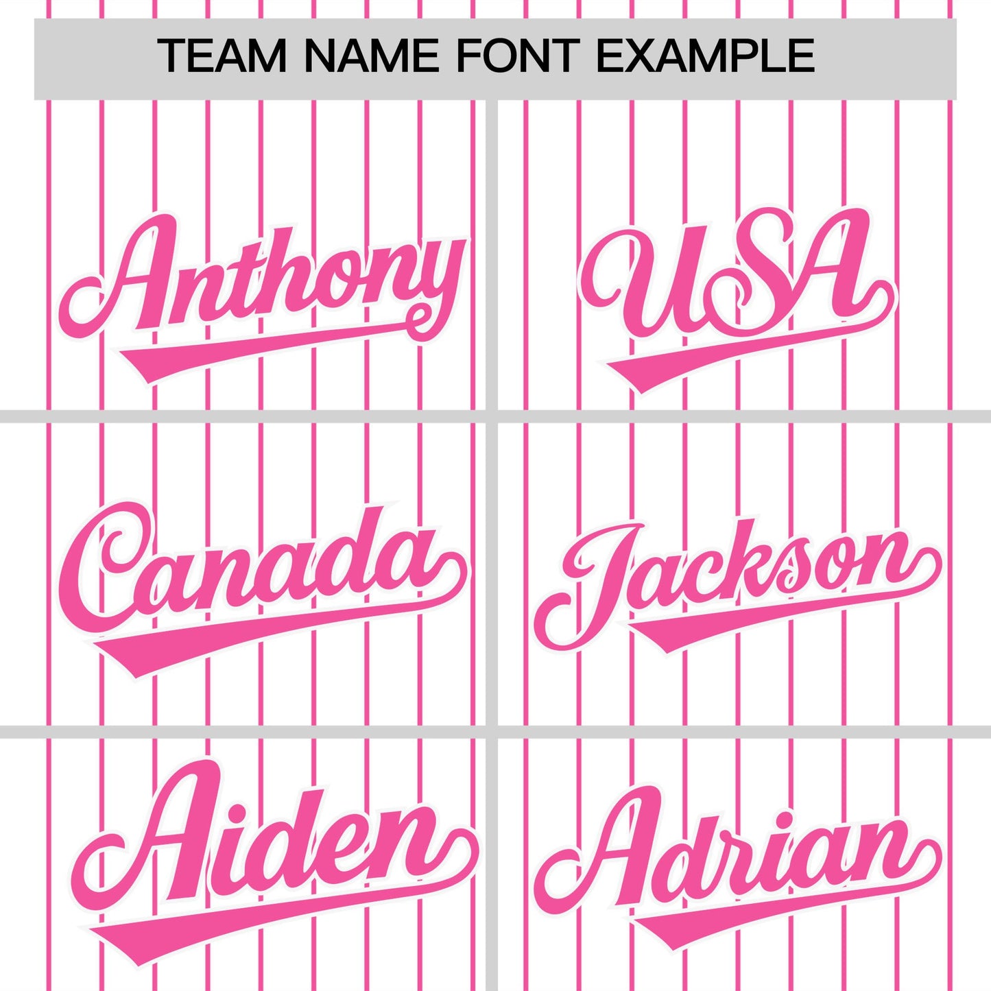 Custom White Pink Pinstripe Personalized Two-Tone Authentic Baseball Jersey