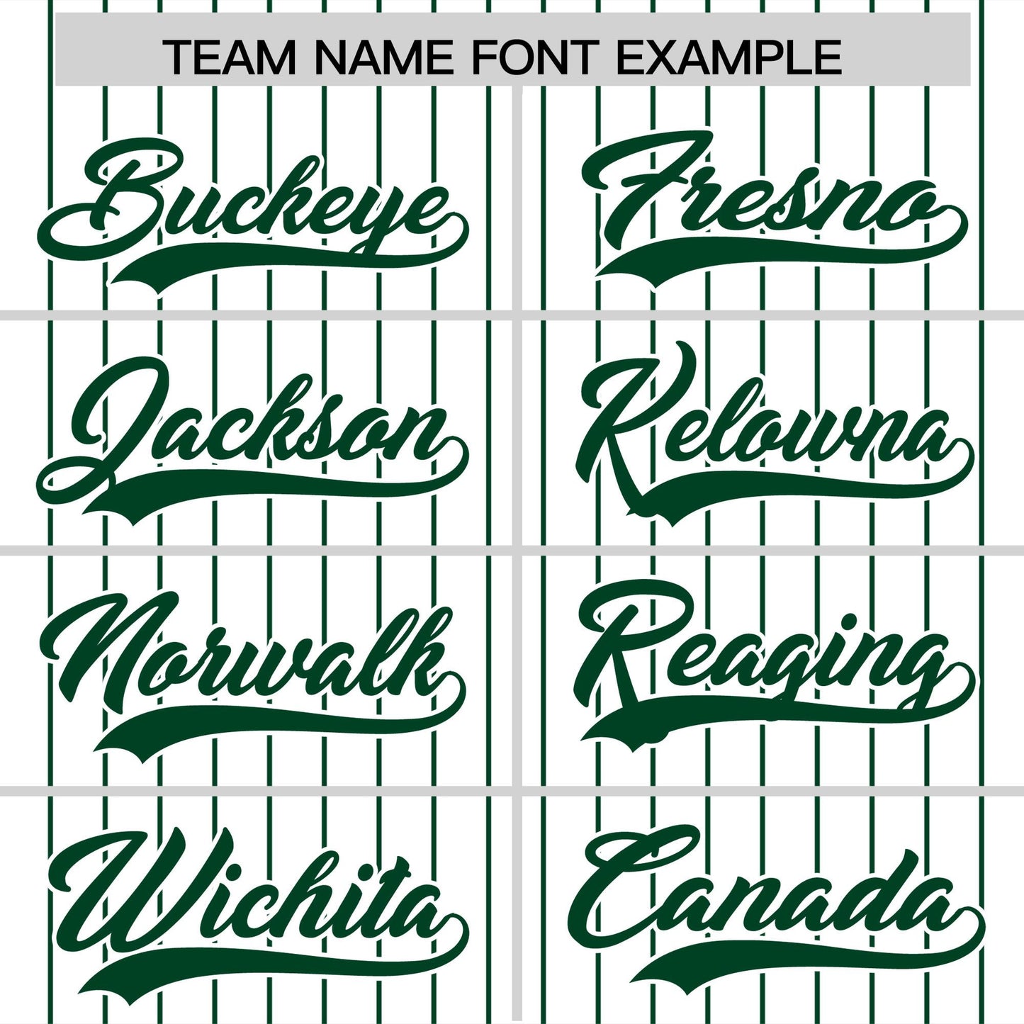 Custom White Green Pinstripe Personalized Two-Tone Authentic Baseball Jersey