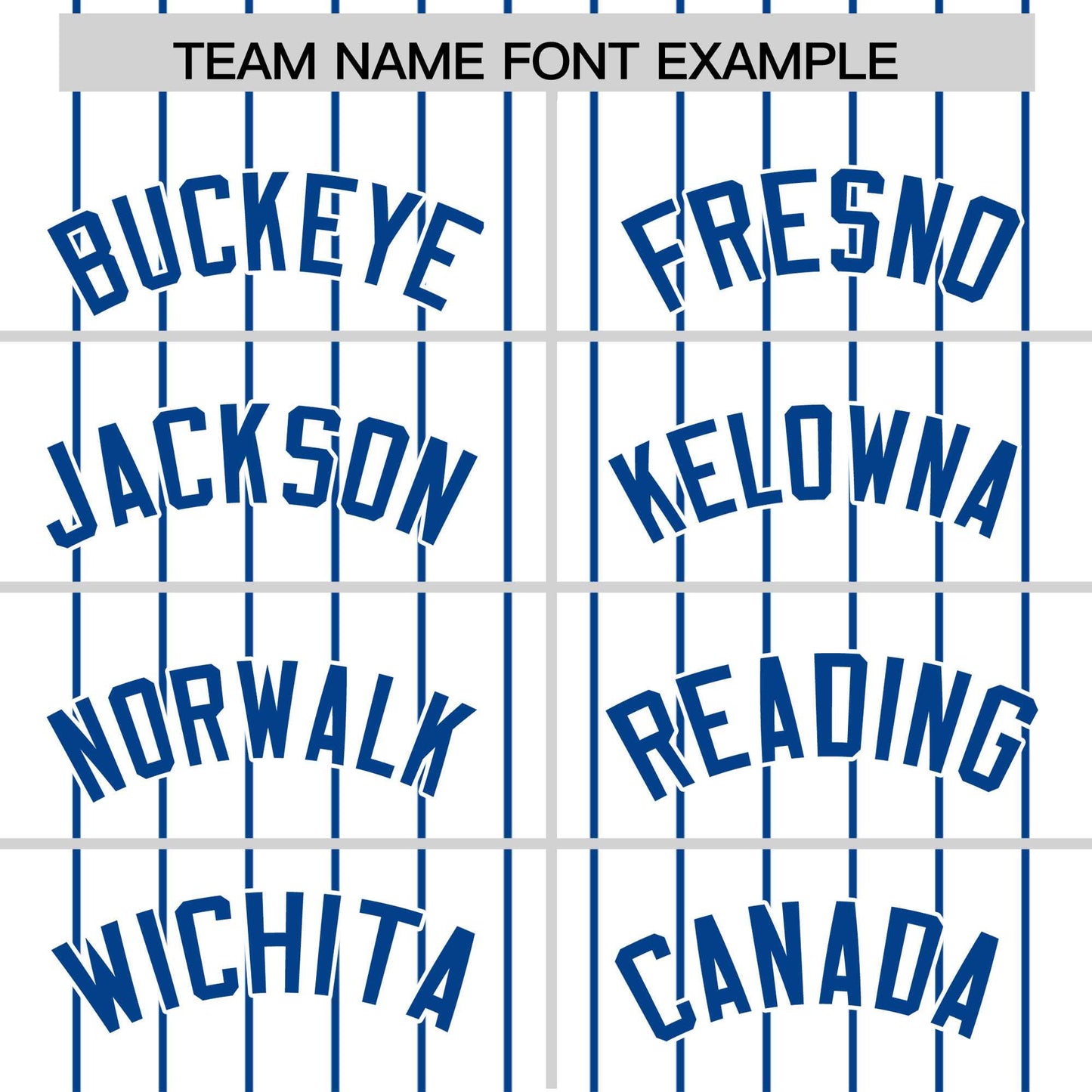 Custom White Royal Pinstripe Personalized Two-Tone Authentic Baseball Jersey