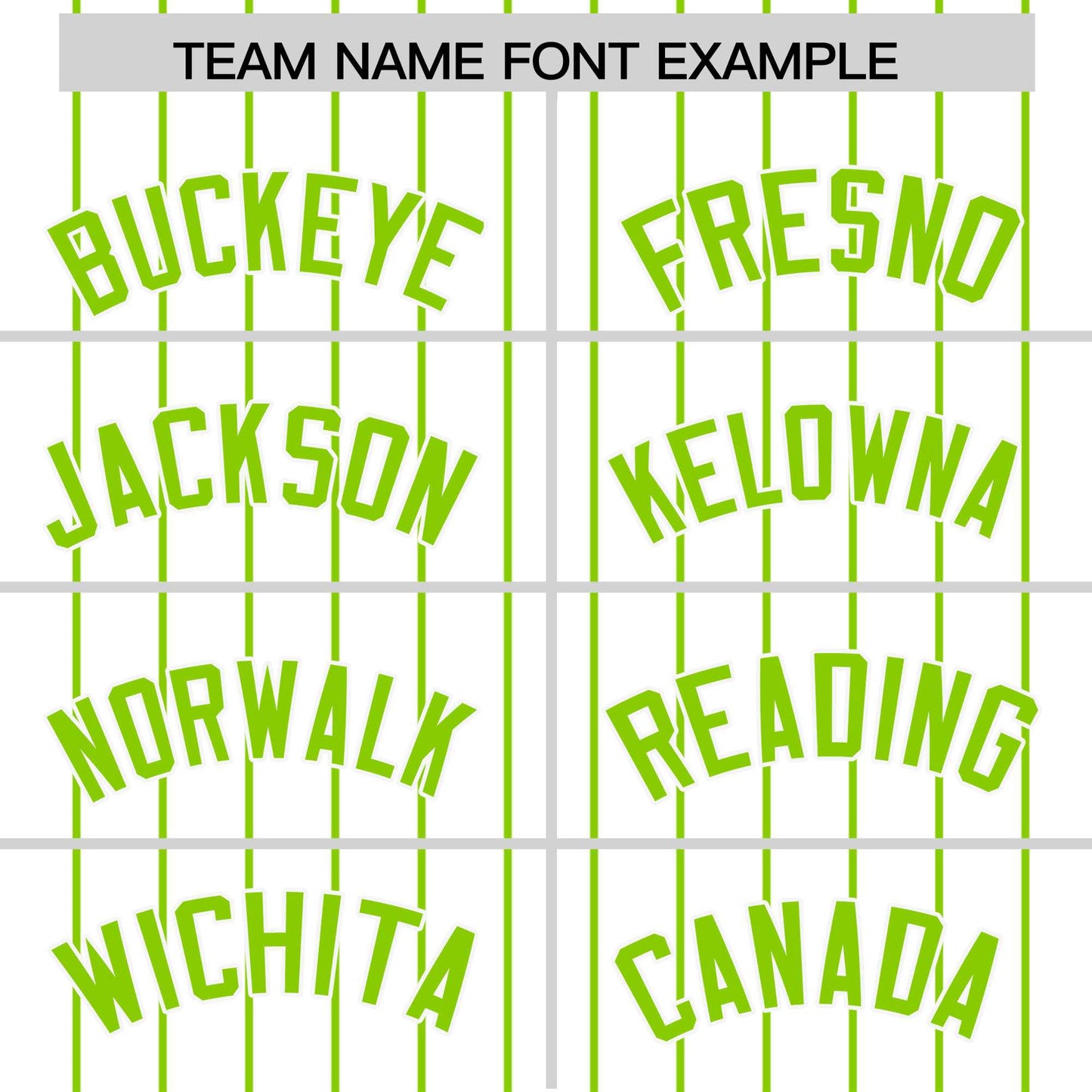 Custom White Neon Green Pinstripe Personalized Two-Tone Authentic Baseball Jersey