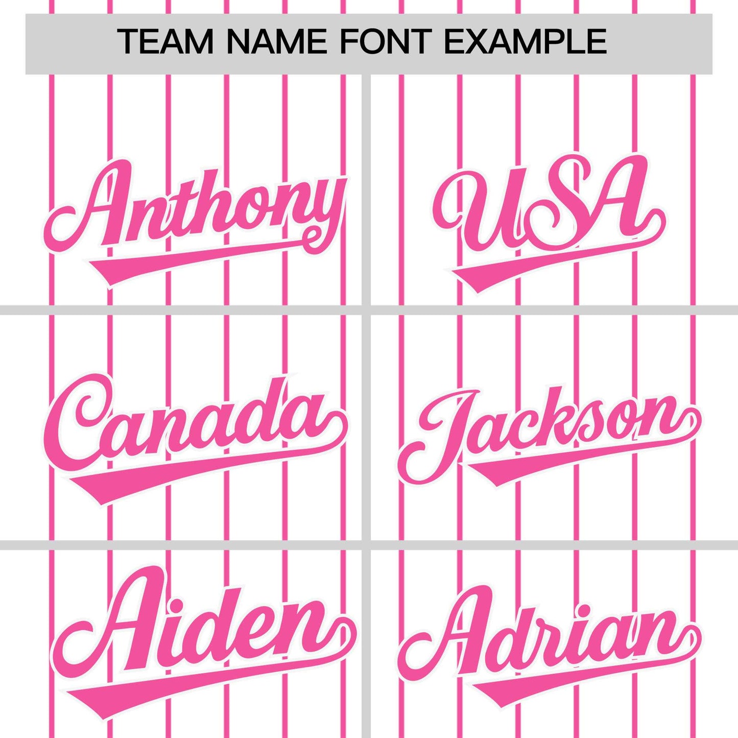 Custom White Pink Pinstripe Personalized Two-Tone Authentic Baseball Jersey