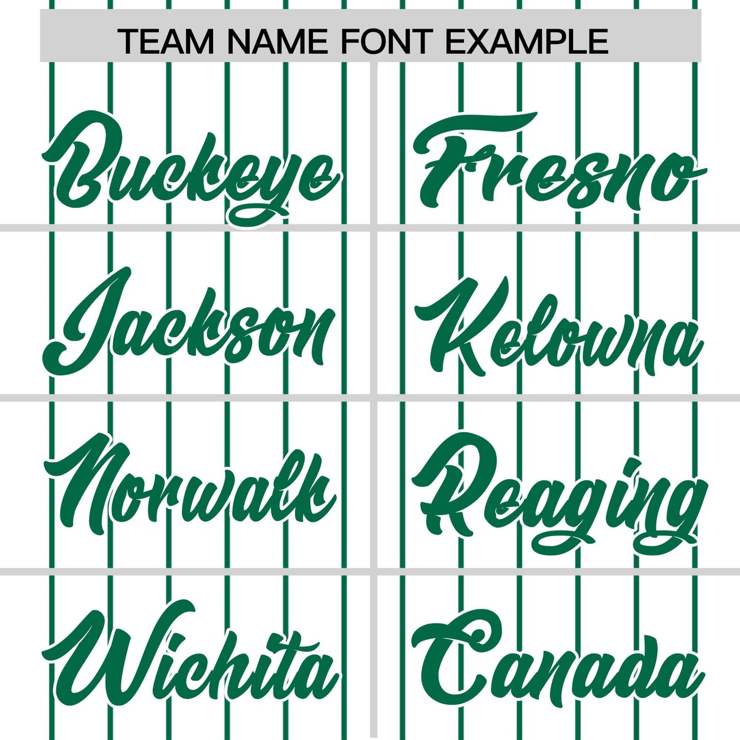 Custom White Kelly Green Pinstripe Personalized Two-Tone Authentic Baseball Jersey