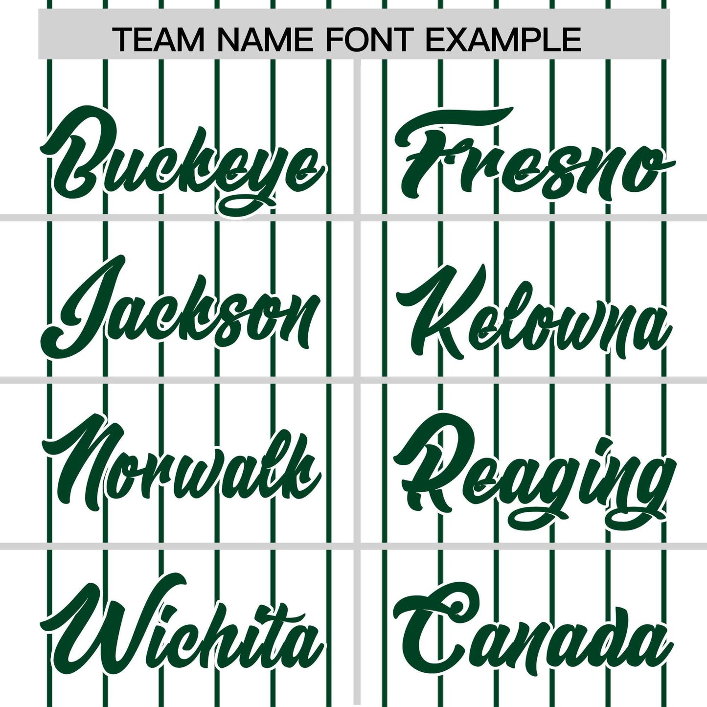 Custom White Green Pinstripe Personalized Two-Tone Authentic Baseball Jersey