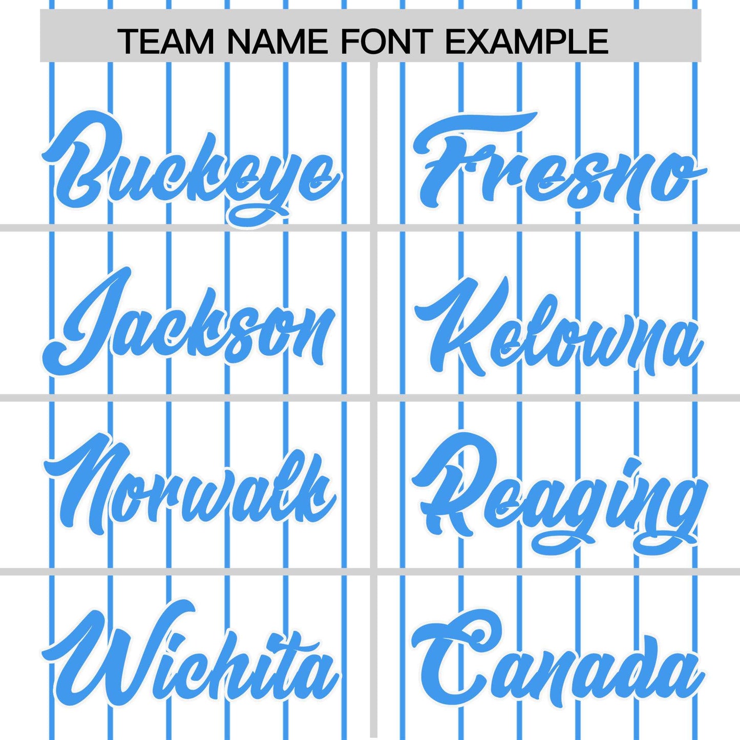 Custom White Powder Blue Pinstripe Personalized Two-Tone Authentic Baseball Jersey