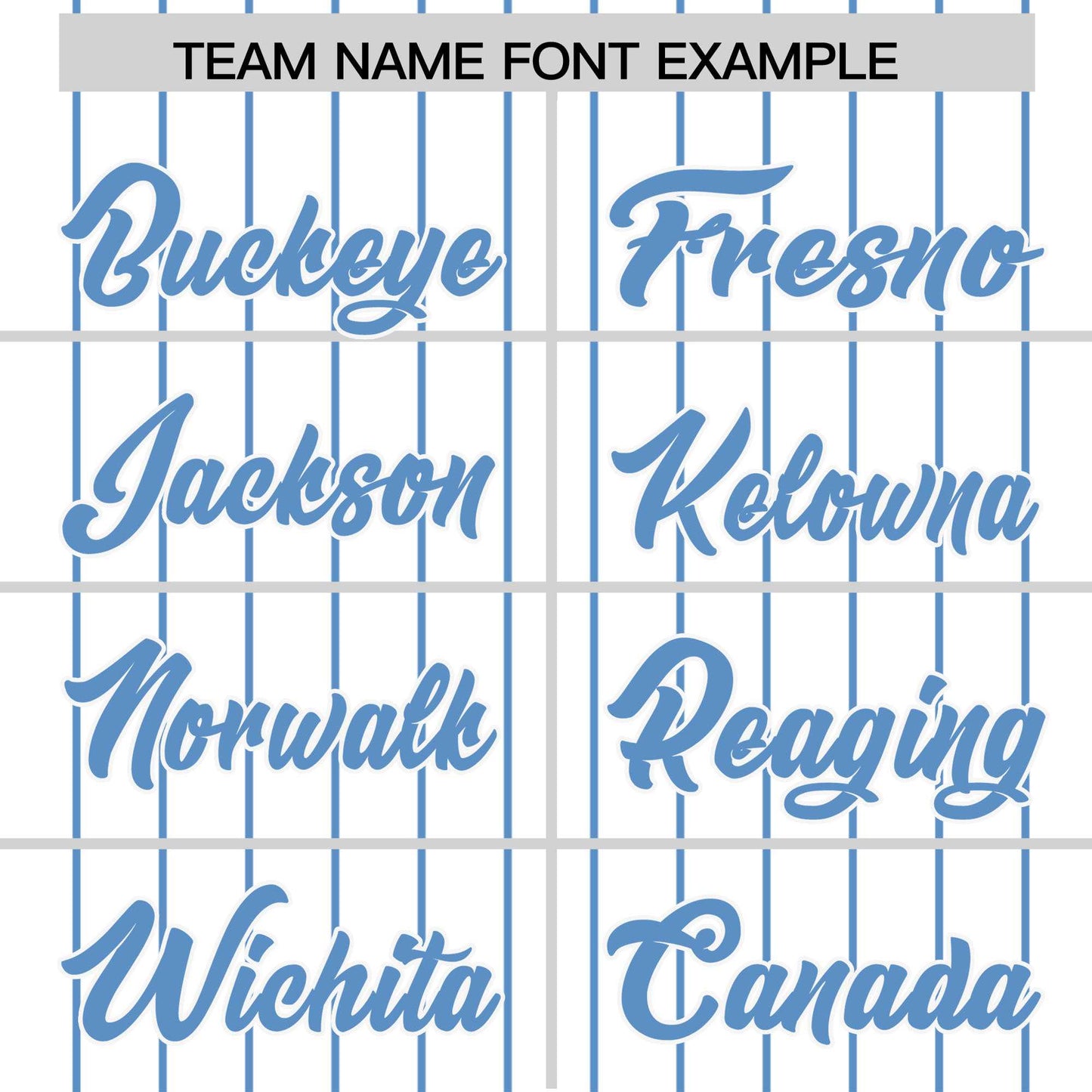 Custom White Light Blue Pinstripe Personalized Two-Tone Authentic Baseball Jersey