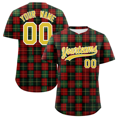 Custom Christmas Graffiti Pattern Authentic Baseball Jersey