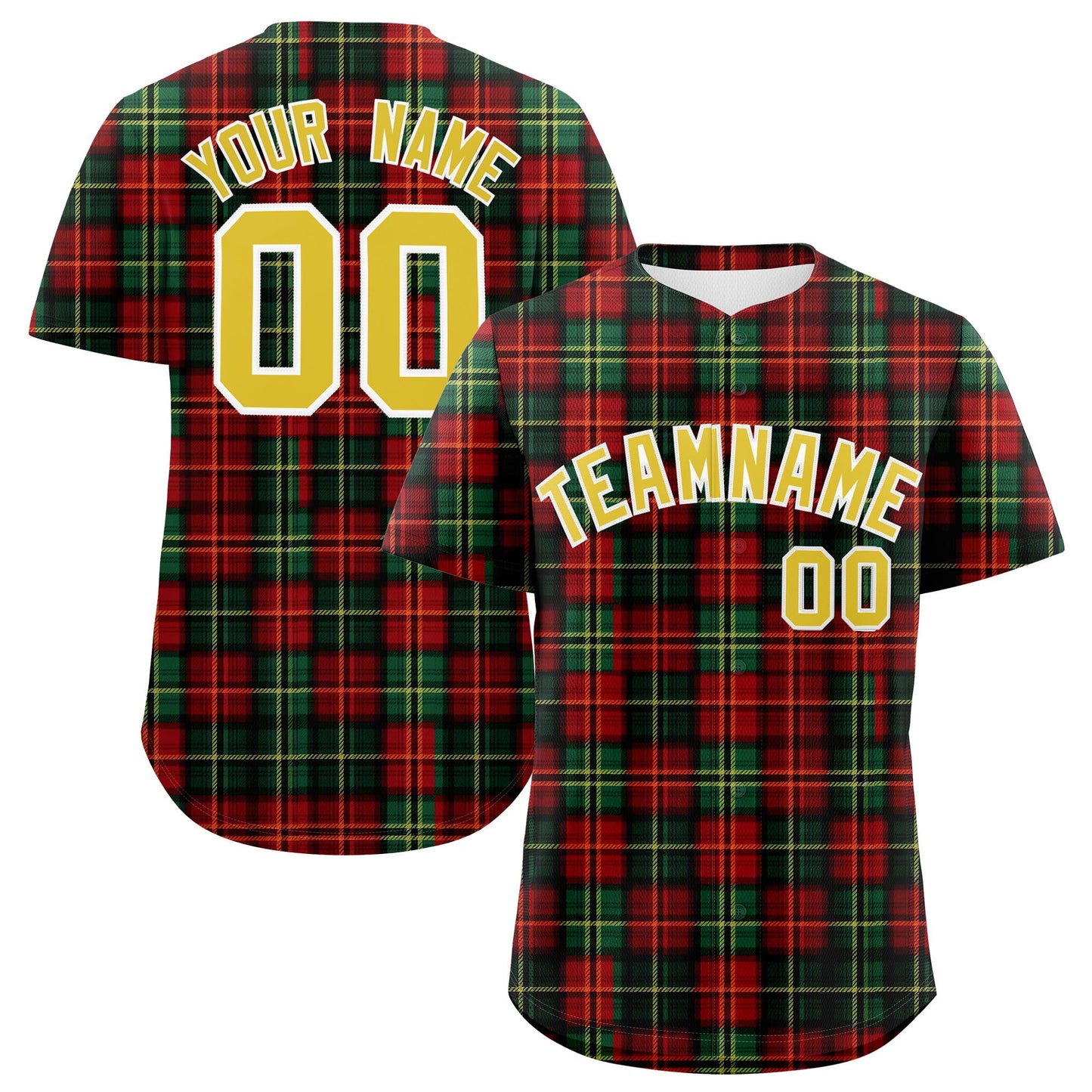 Custom Christmas Graffiti Pattern Authentic Baseball Jersey