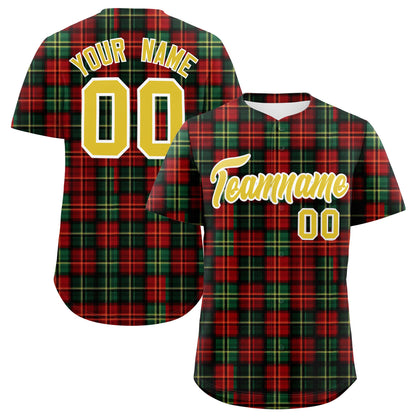 Custom Christmas Graffiti Pattern Authentic Baseball Jersey