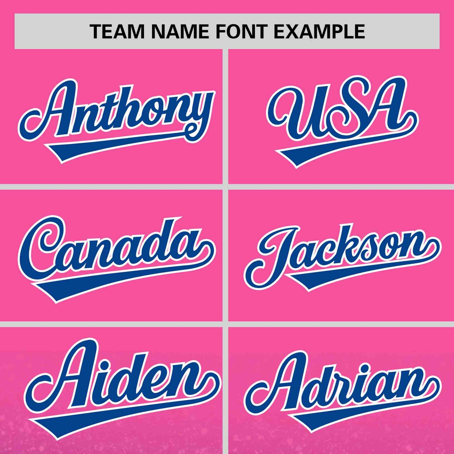 Custom Pink Royal Sequins Pattern Gradient Fashion Authentic Baseball Jersey