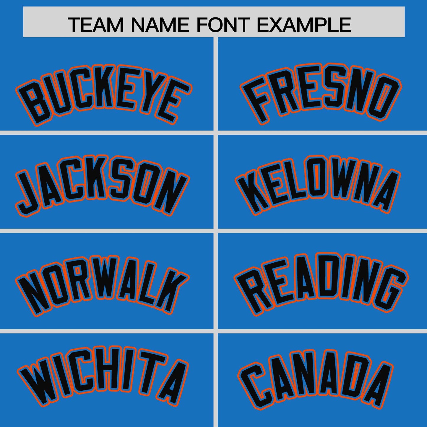 Custom Powder Blue Orange Personalized Phonetic Rhythm Authentic Baseball Jersey