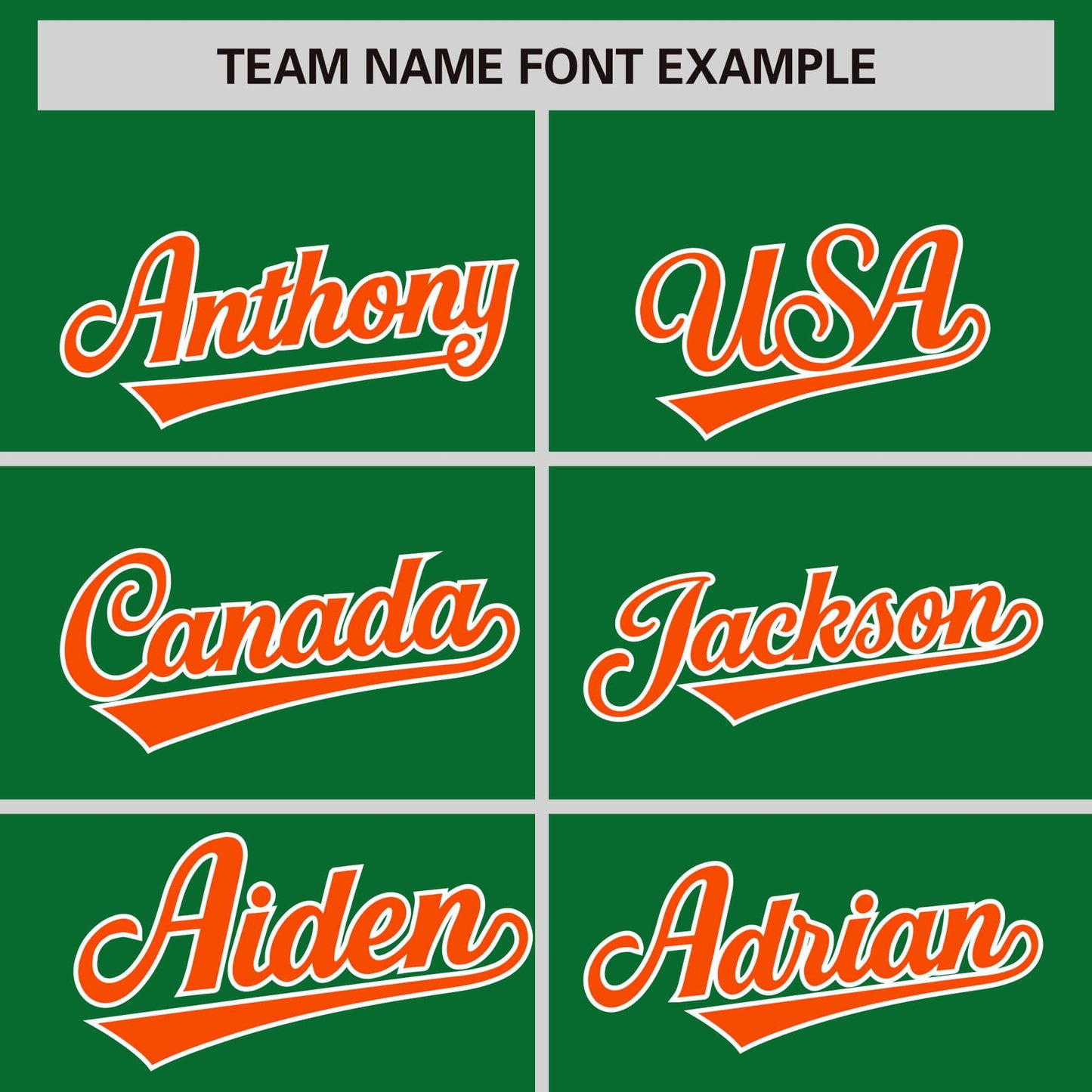 Custom Kelly Green Orange Personalized Phonetic Rhythm Authentic Baseball Jersey