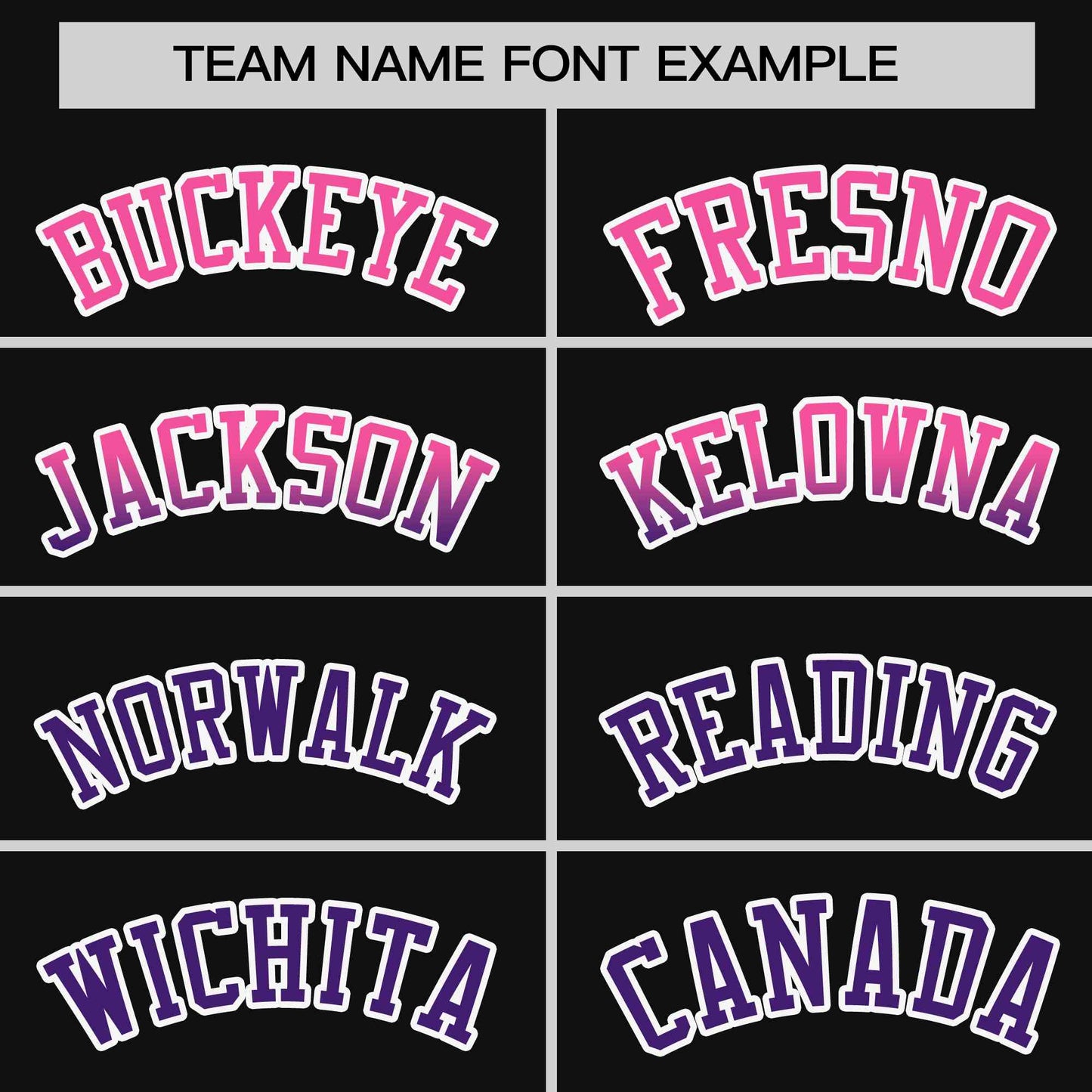 Custom Black Pink-Purple Personalized Gradient Font And Side Design Authentic Baseball Jersey