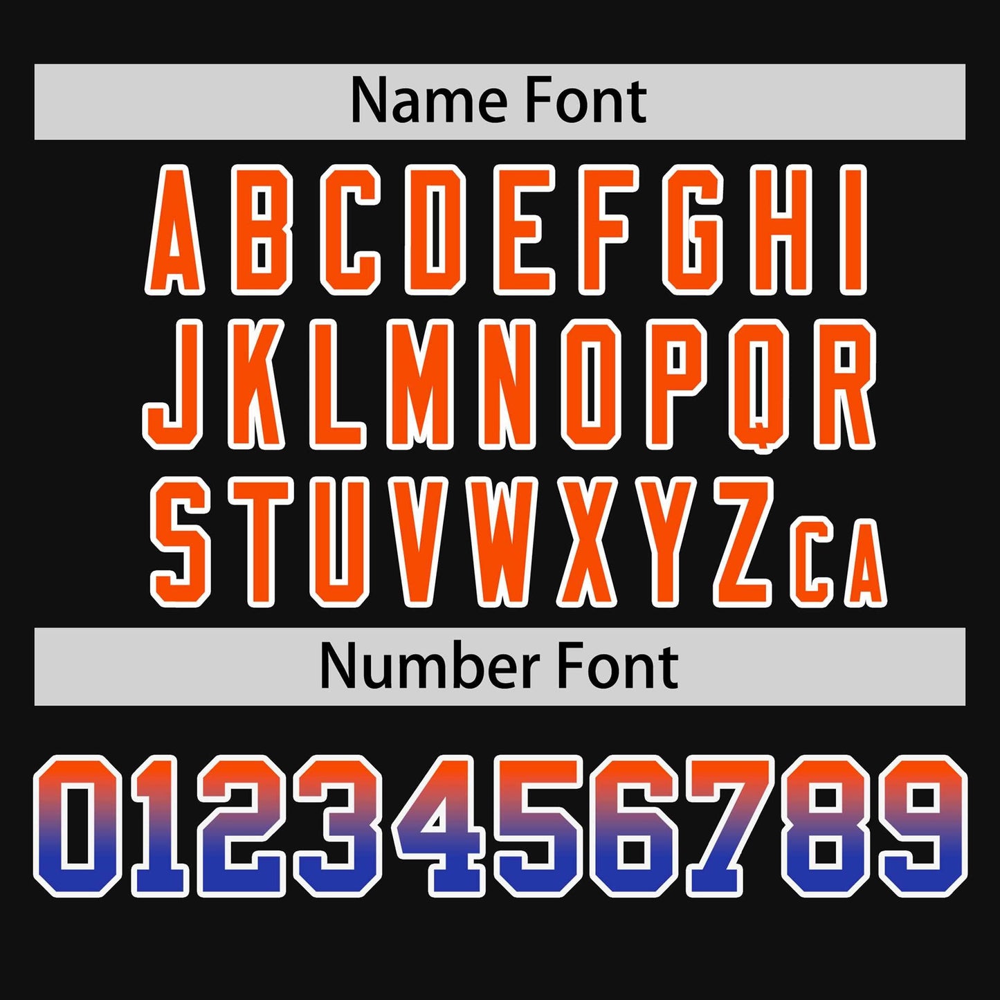 Custom Black Orange-Royal Personalized Gradient Font And Side Design Authentic Baseball Jersey