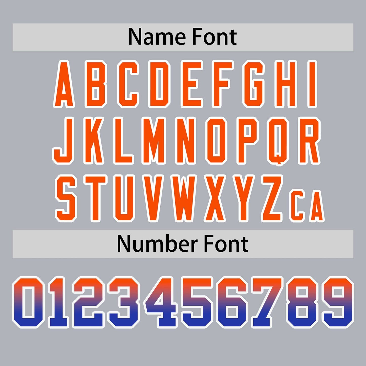 Custom Light Gray Orange-Royal Personalized Gradient Font And Side Design Authentic Baseball Jersey