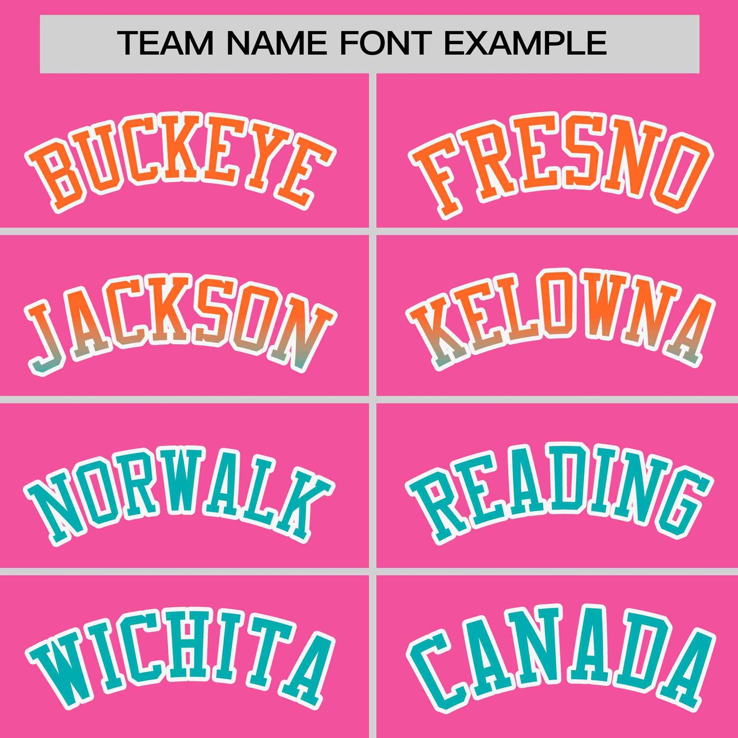 Custom Pink Orange-Aqua Personalized Gradient Font And Side Design Authentic Baseball Jersey