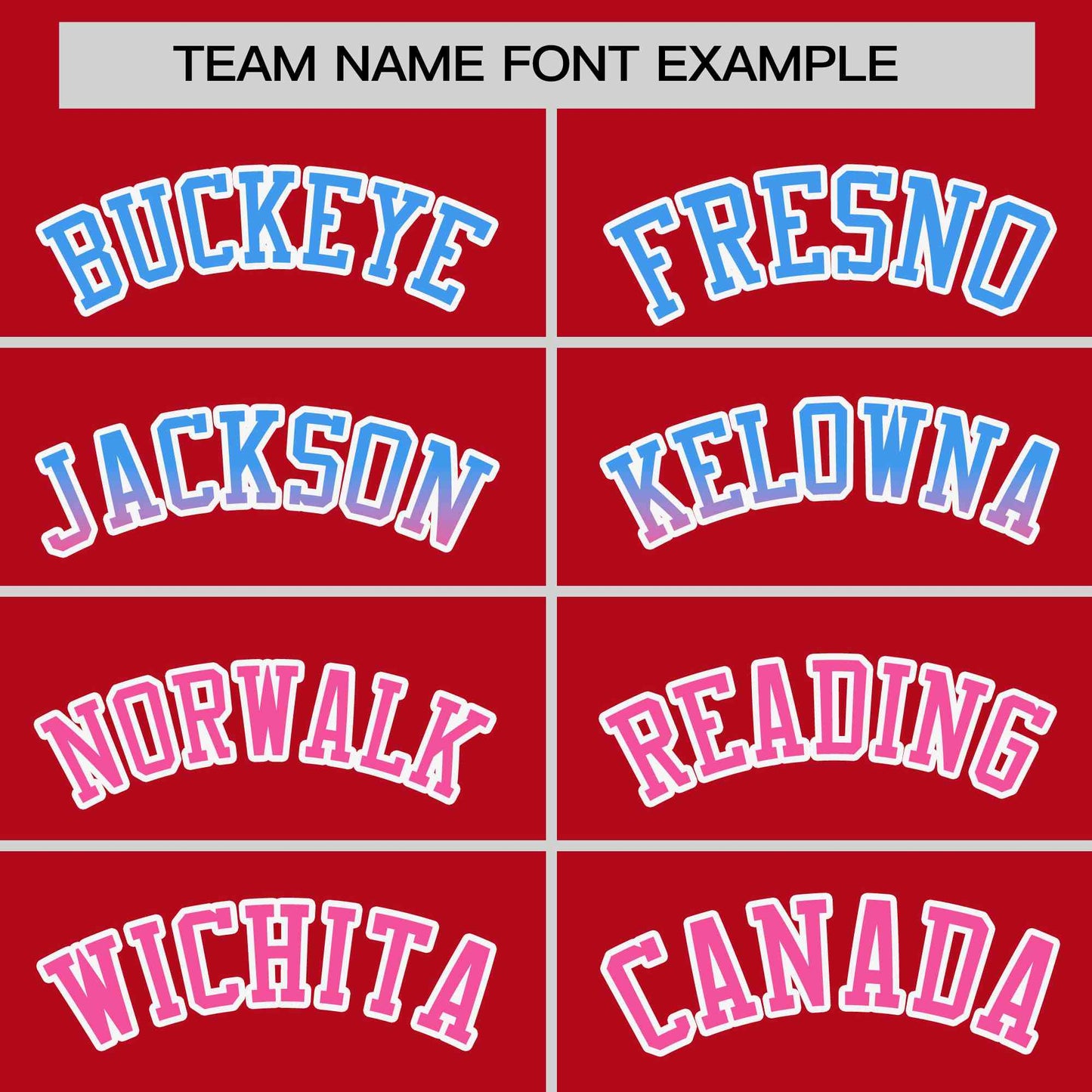 Custom Red Powder Blue-Pink Personalized Gradient Font And Side Design Authentic Baseball Jersey