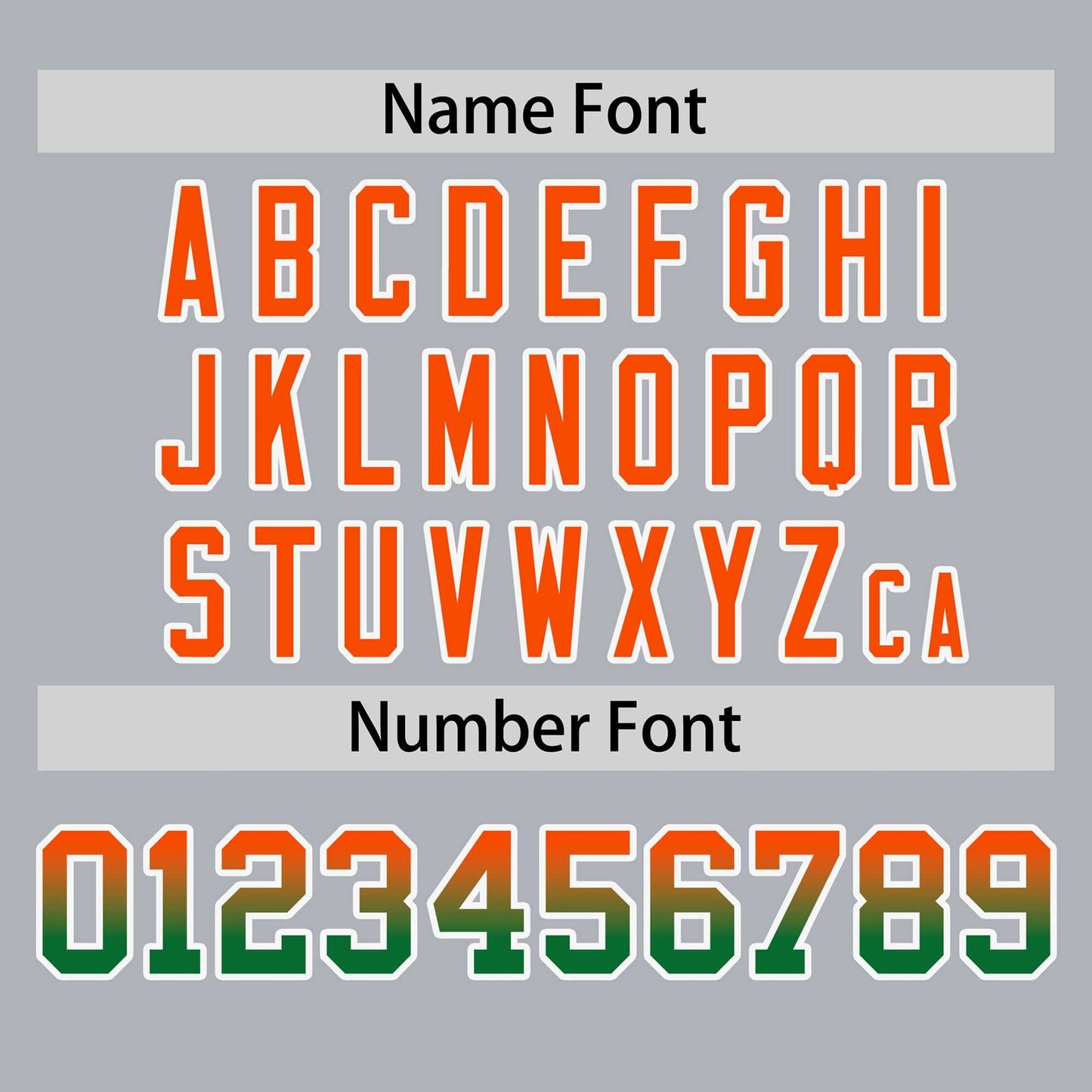 Custom Light Gray Orange-Kelly Green Personalized Gradient Font And Side Design Authentic Baseball Jersey