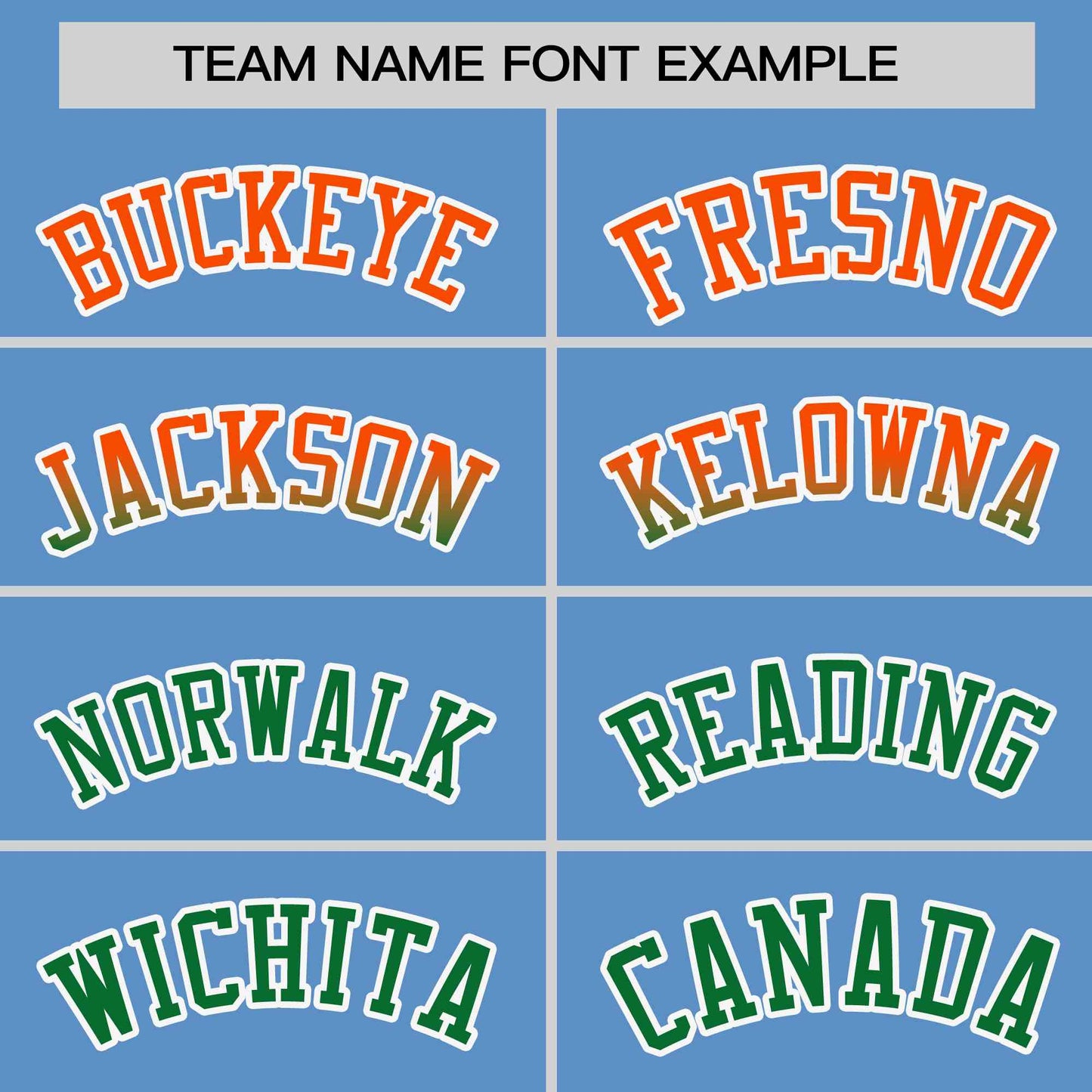 Custom Light Blue Orange-Kelly Green Personalized Gradient Font And Side Design Authentic Baseball Jersey