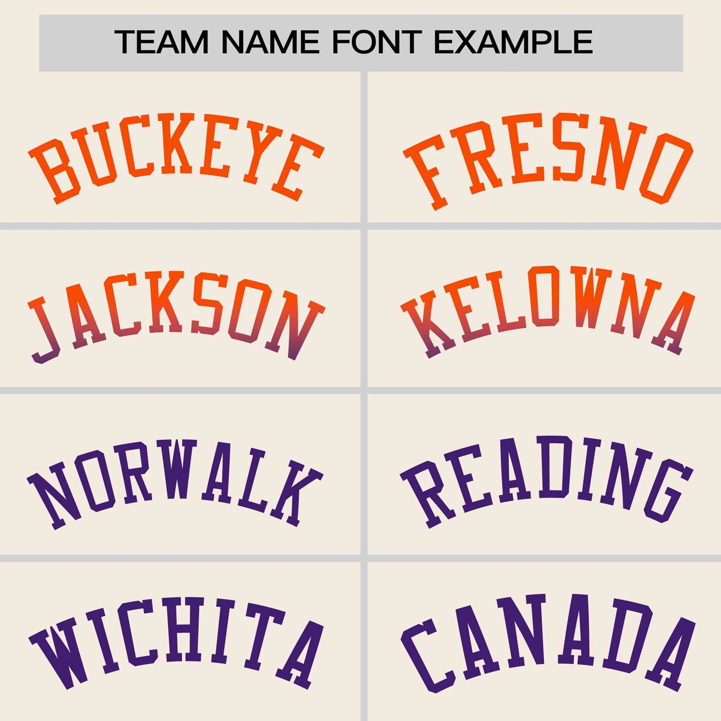 Custom Cream Orange-Purple Personalized Gradient Font And Side Design Authentic Baseball Jersey