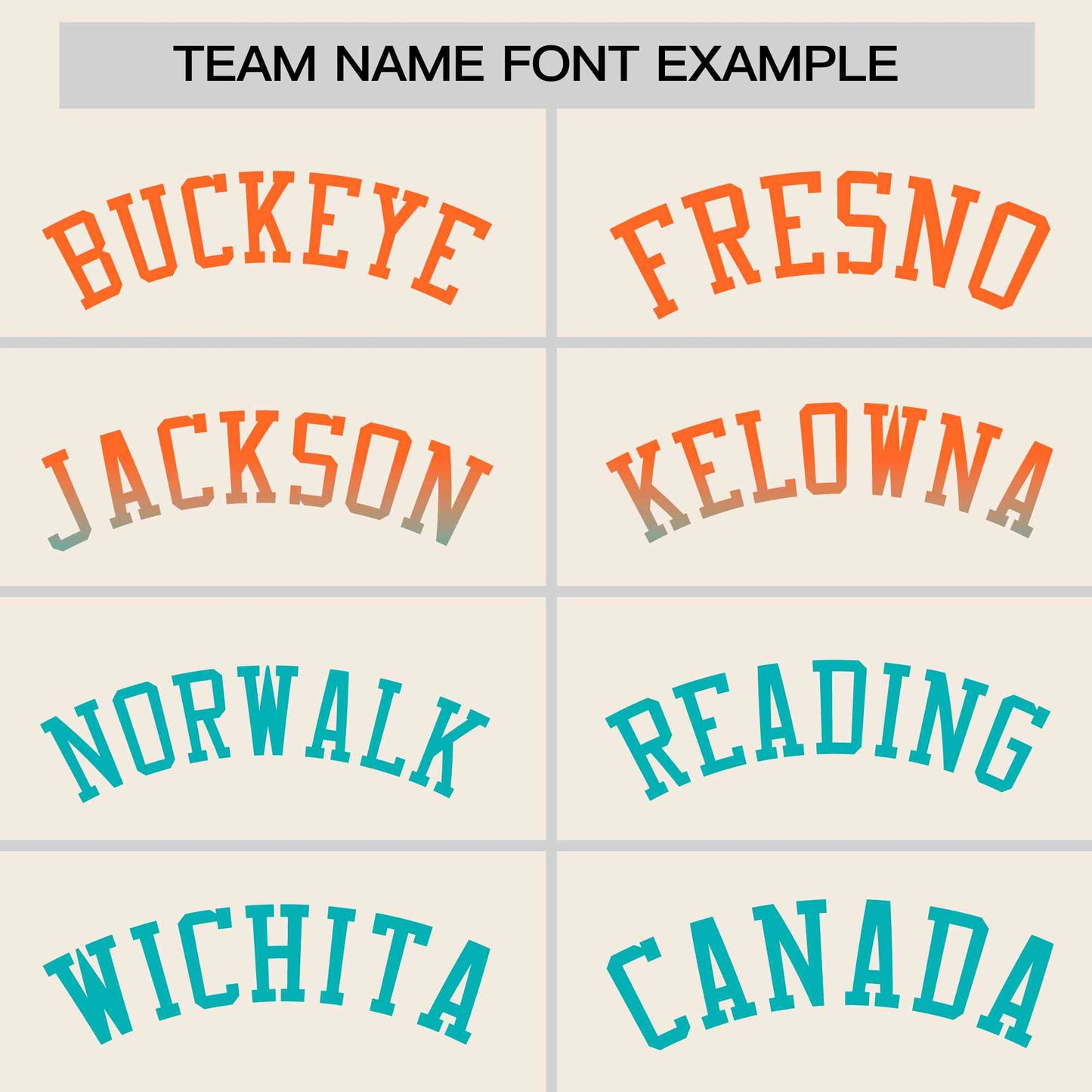 Custom Cream Orange-Aqua Personalized Gradient Font And Side Design Authentic Baseball Jersey