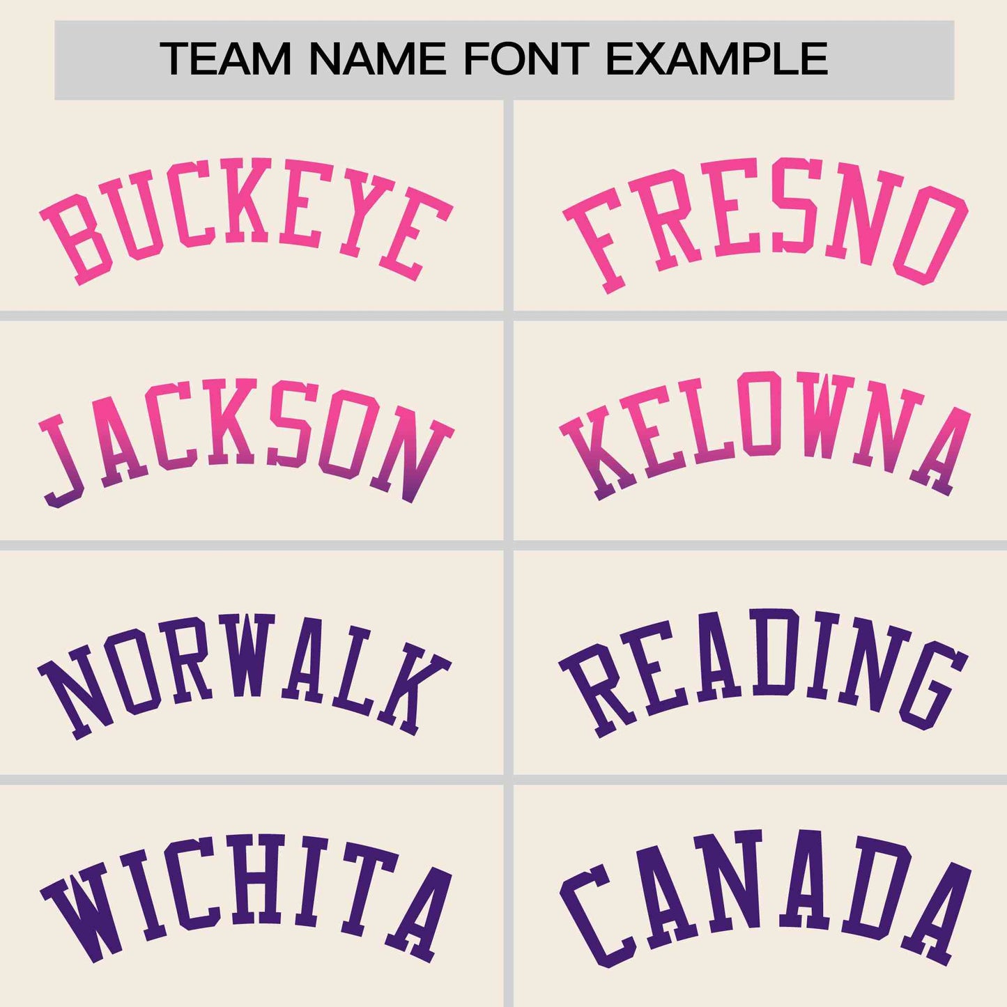 Custom Cream Pink-Purple Personalized Gradient Font And Side Design Authentic Baseball Jersey