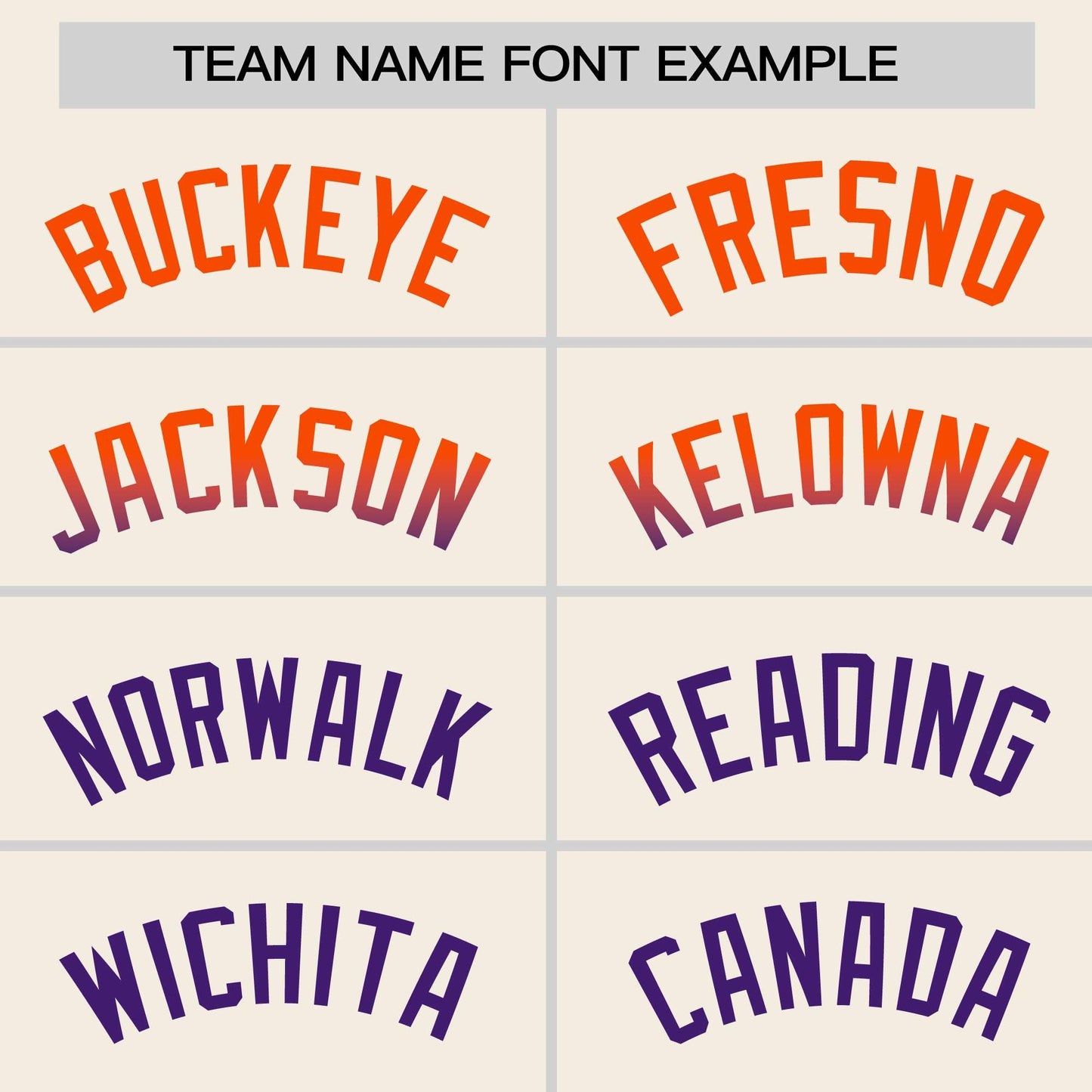 Custom Cream Orange-Purple Personalized Gradient Font And Side Design Authentic Baseball Jersey