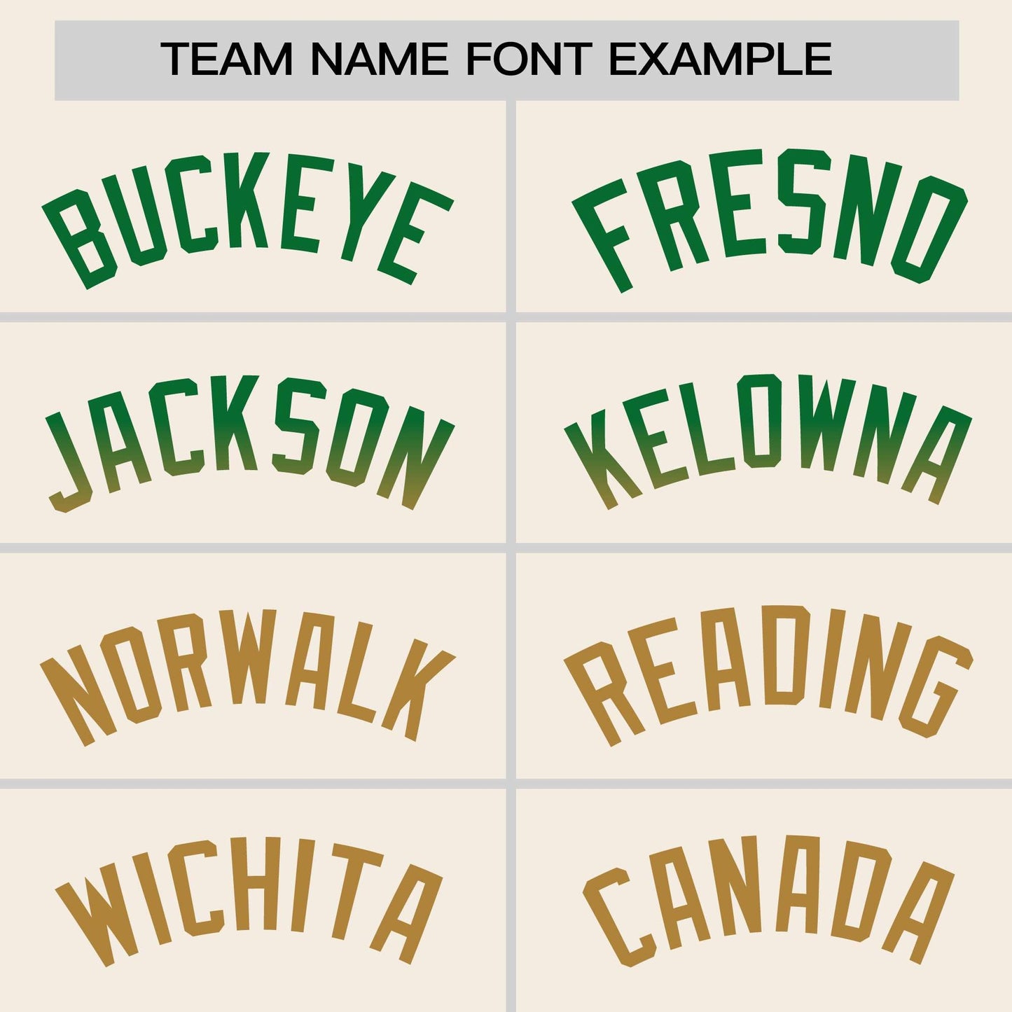 Custom Cream Kelly Green-Old Gold Personalized Gradient Font And Side Design Authentic Baseball Jersey