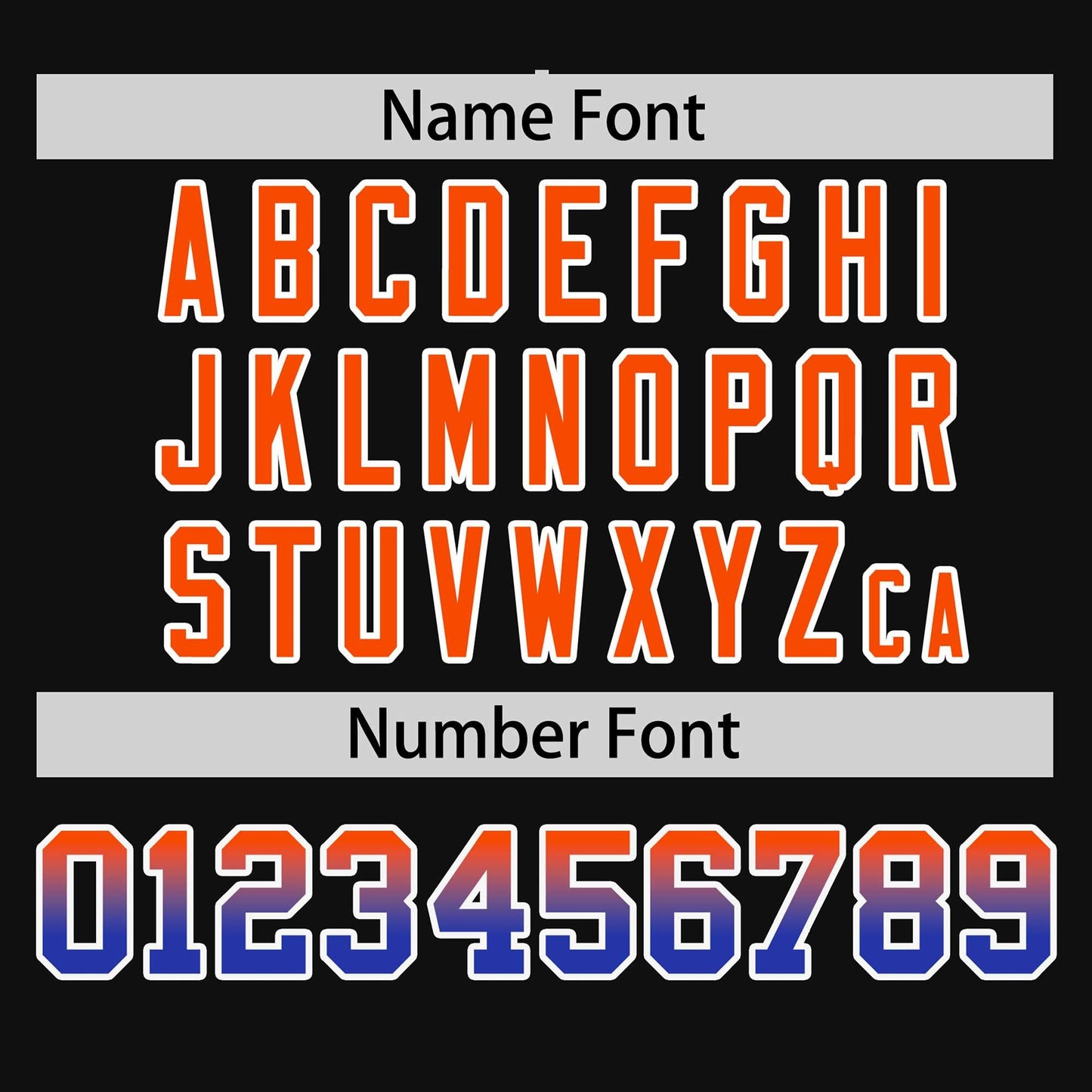 Custom Black Orange-Royal Personalized Gradient Font And Side Design Authentic Baseball Jersey