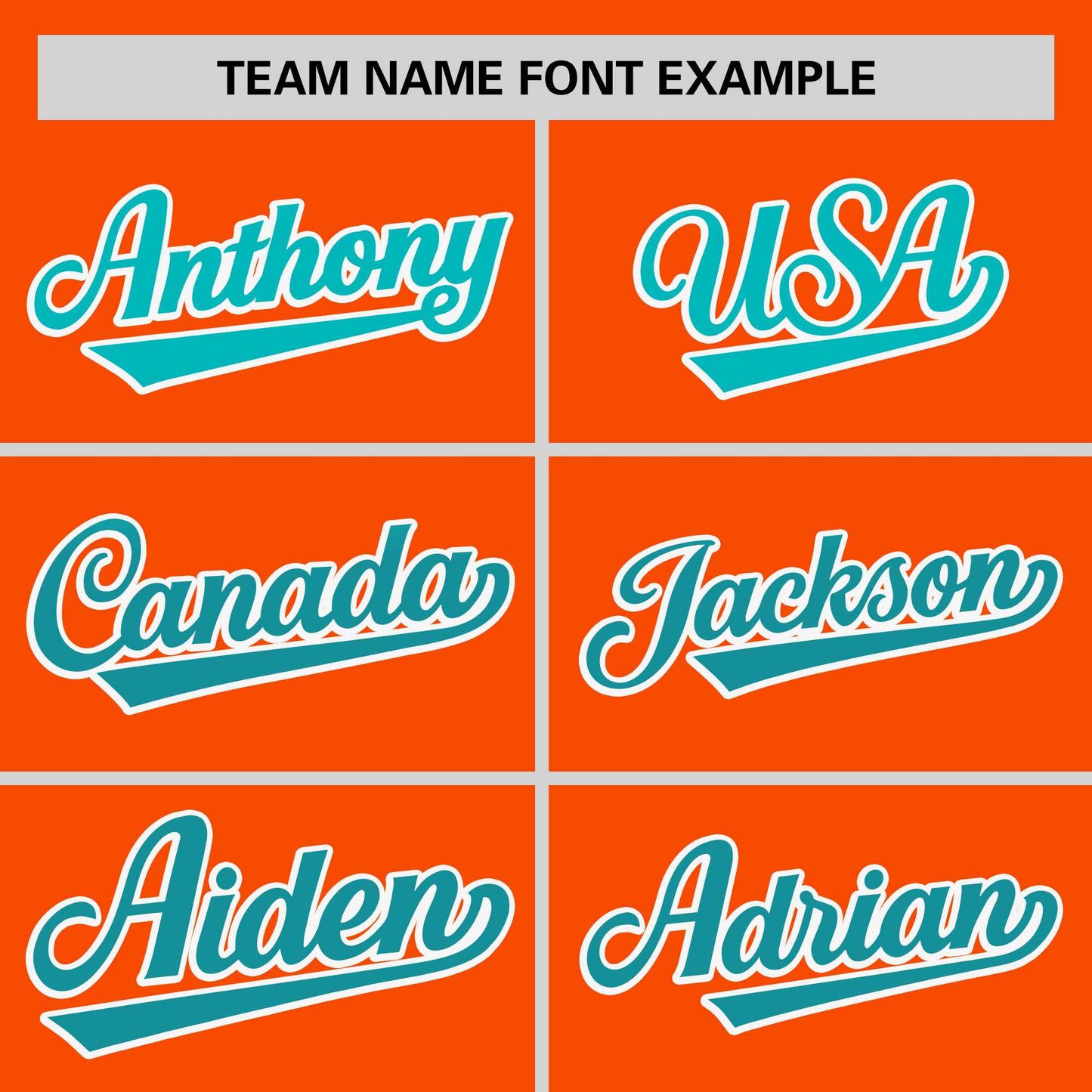 Custom Orange Aqua Personalized Gradient Font And Side Design Authentic Baseball Jersey