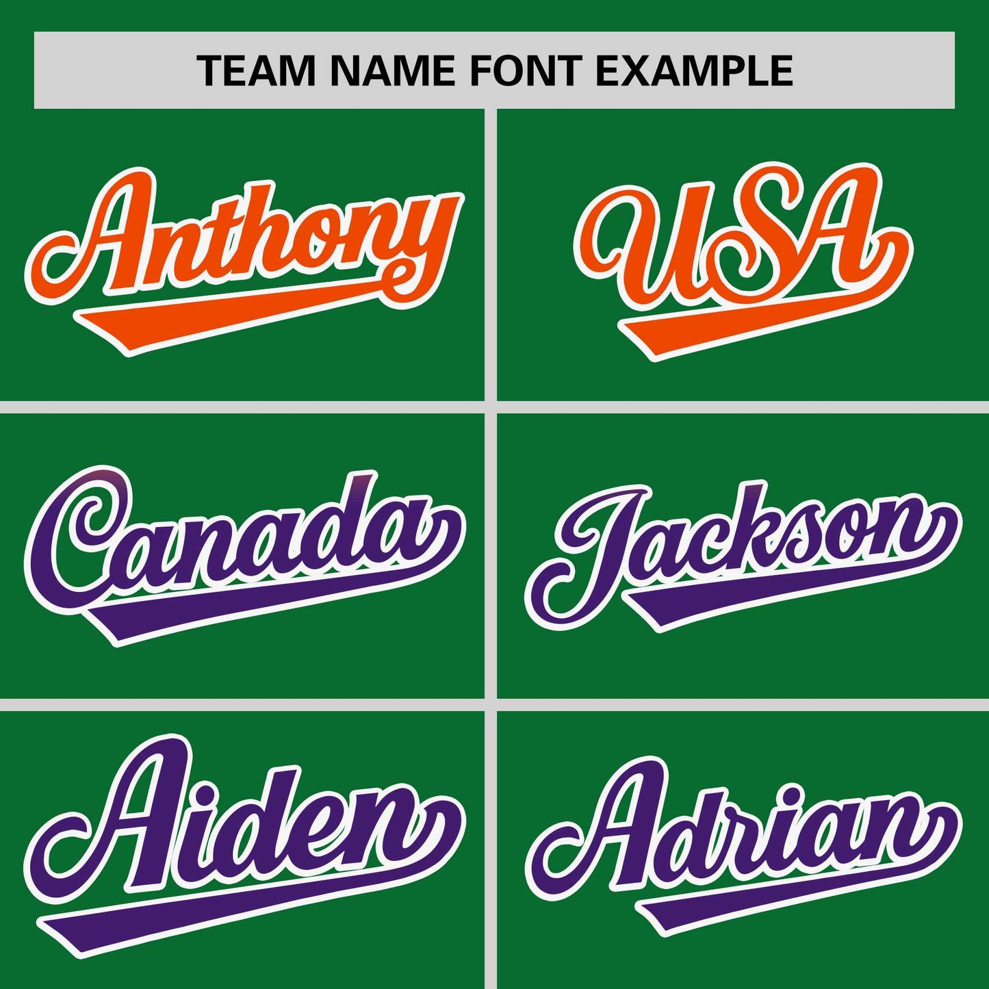 Custom Kelly Green Orange-Purple Personalized Gradient Font And Side Design Authentic Baseball Jersey