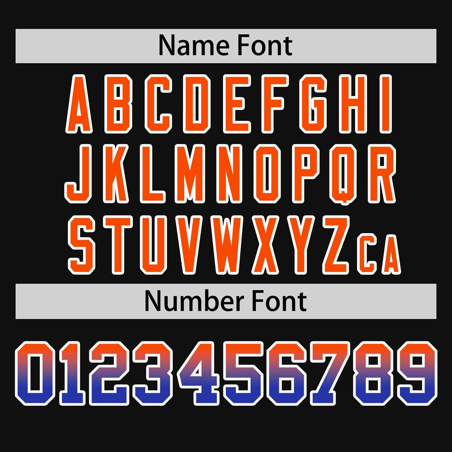 Custom Black Orange-Royal Personalized Gradient Font And Side Design Authentic Baseball Jersey