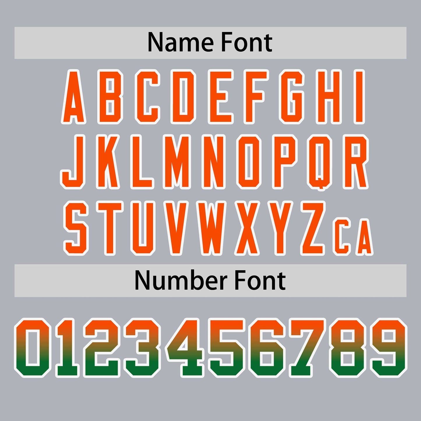 Custom Light Gray Orange-Kelly Green Personalized Gradient Font And Side Design Authentic Baseball Jersey