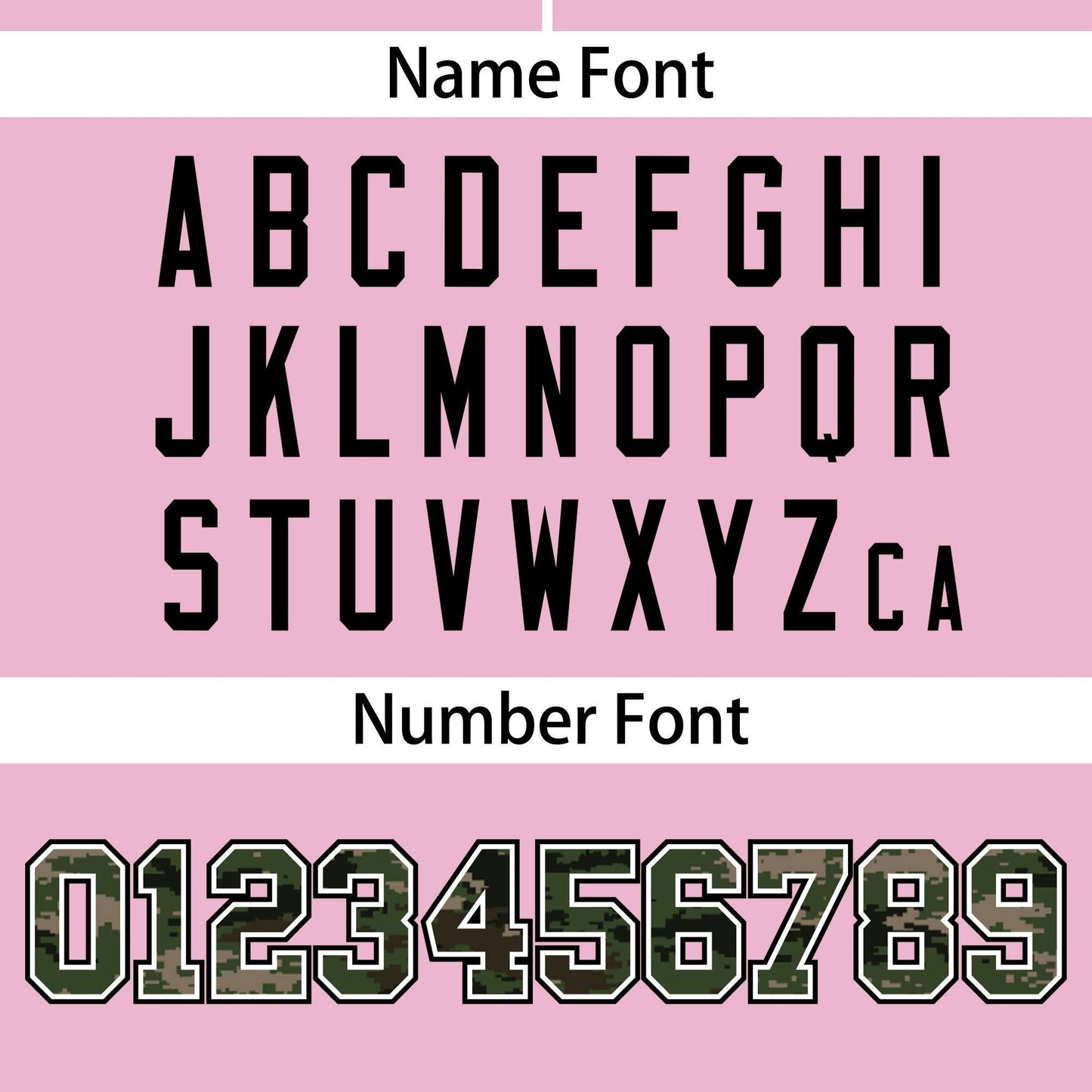 Custom Light Pink Personalized Camo Font Authentic Baseball Jersey