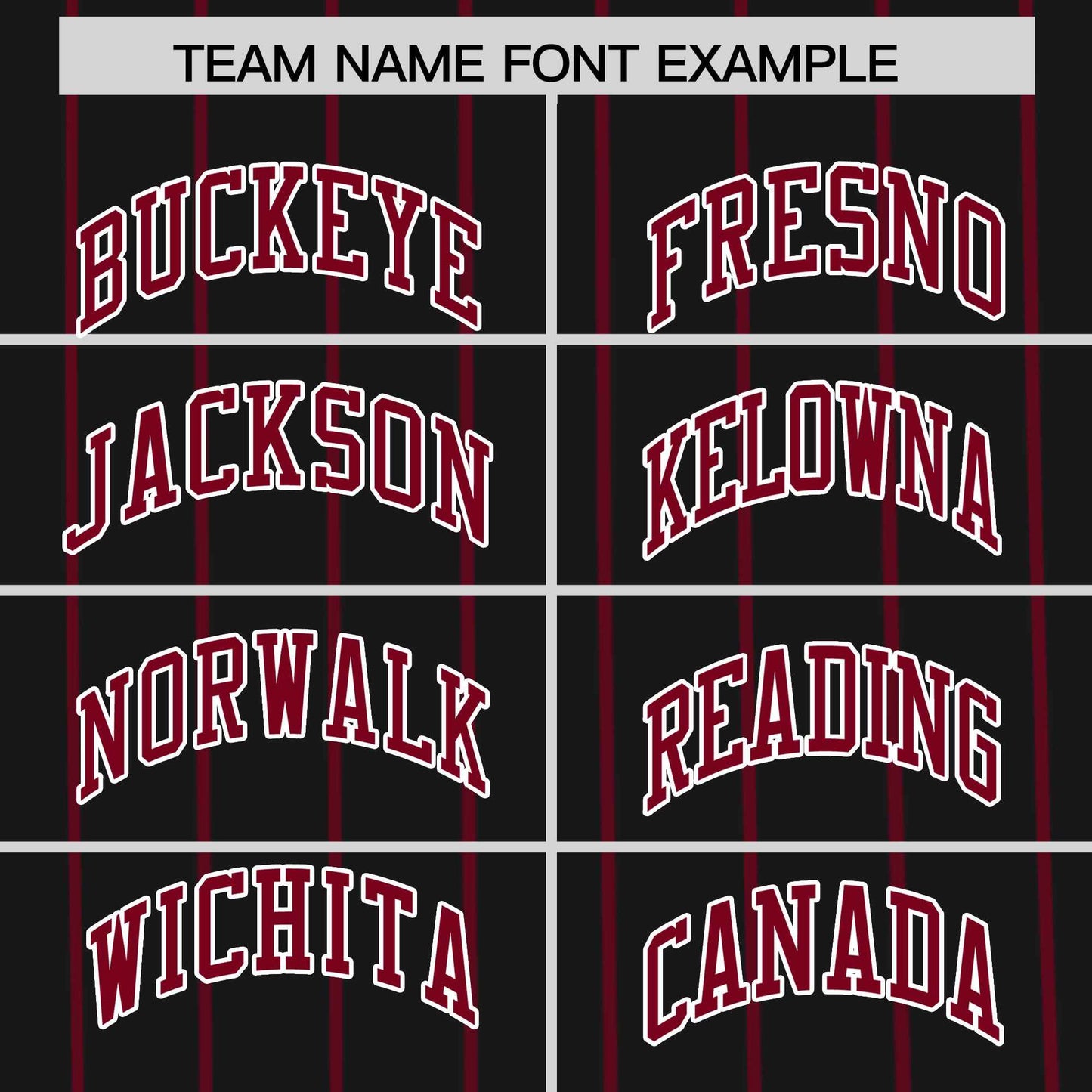 Custom Black Crimson Pinstripe Personalized Side Two-tone Authentic Baseball Jersey