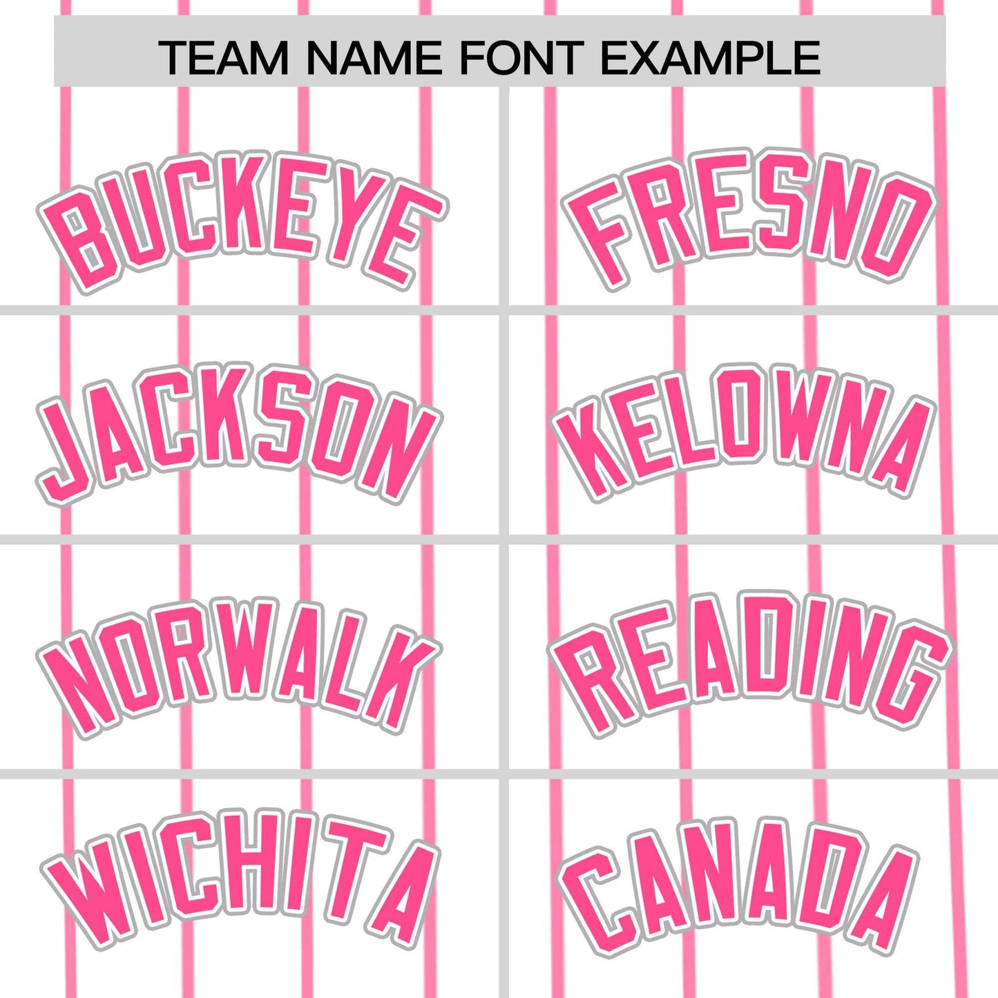 Custom White Pink Pinstripe Personalized Side Two-tone Authentic Baseball Jersey