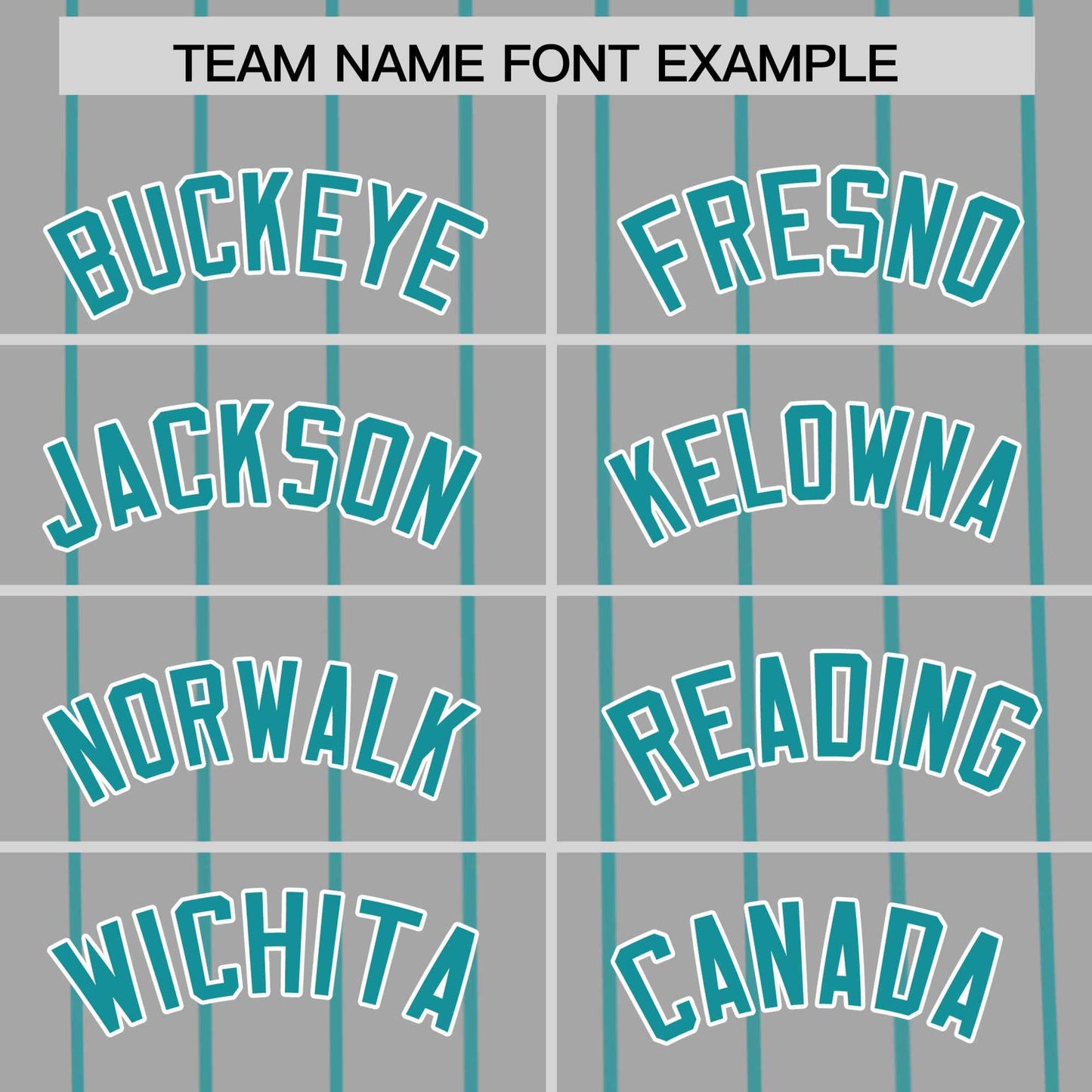 Custom Gray Aqua Pinstripe Personalized Side Two-tone Authentic Baseball Jersey