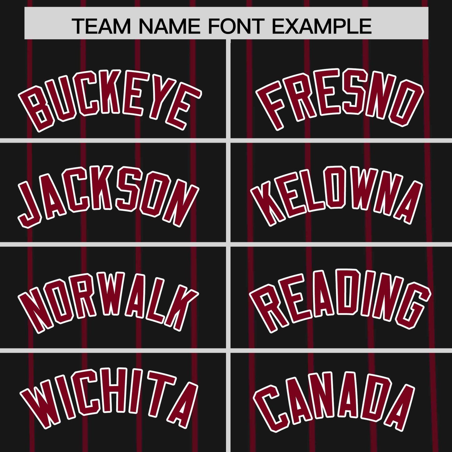 Custom Black Crimson Pinstripe Personalized Side Two-tone Authentic Baseball Jersey