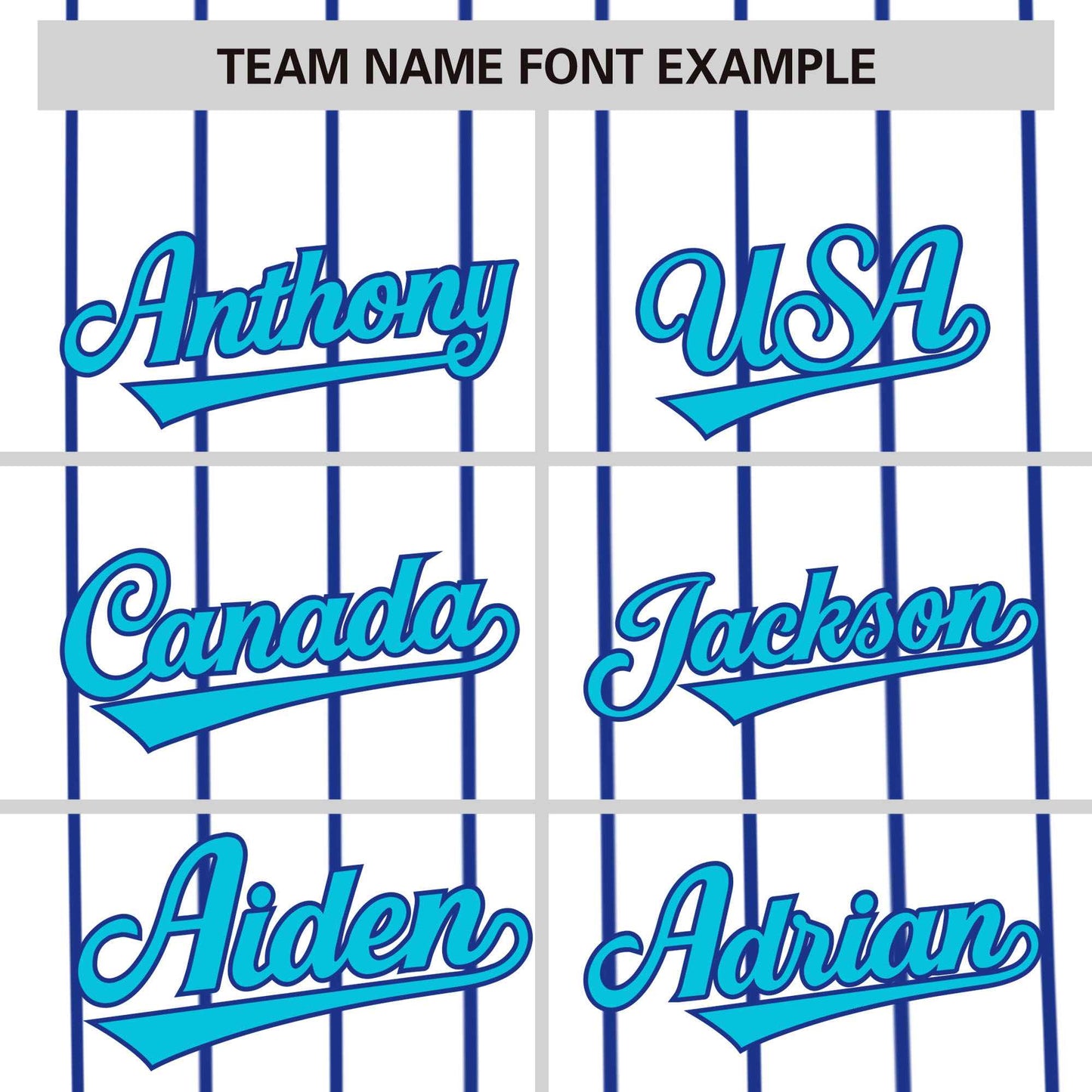 Custom White Royal Pinstripe Personalized Side Two-tone Authentic Baseball Jersey