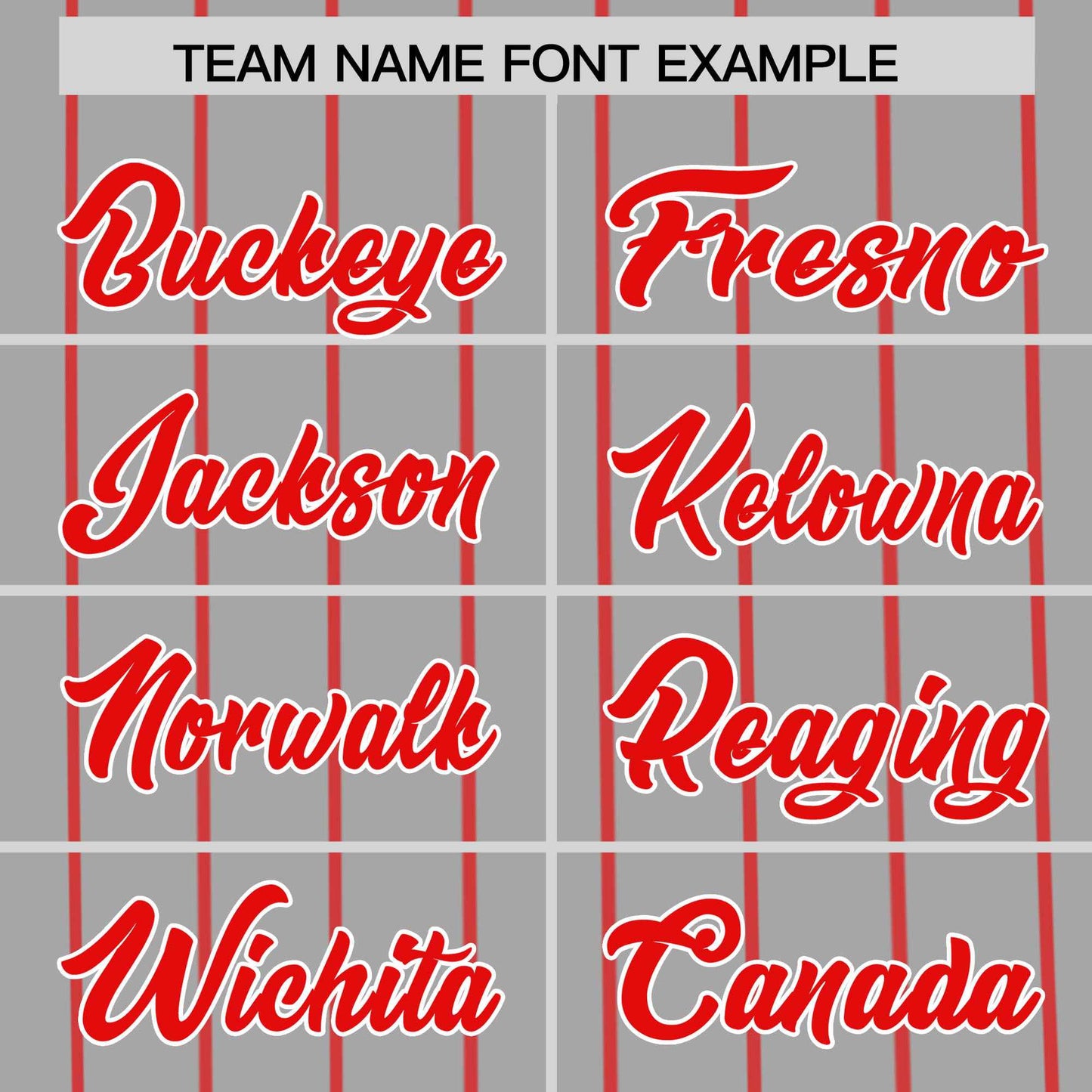 Custom Gray Red Pinstripe Personalized Side Two-tone Authentic Baseball Jersey