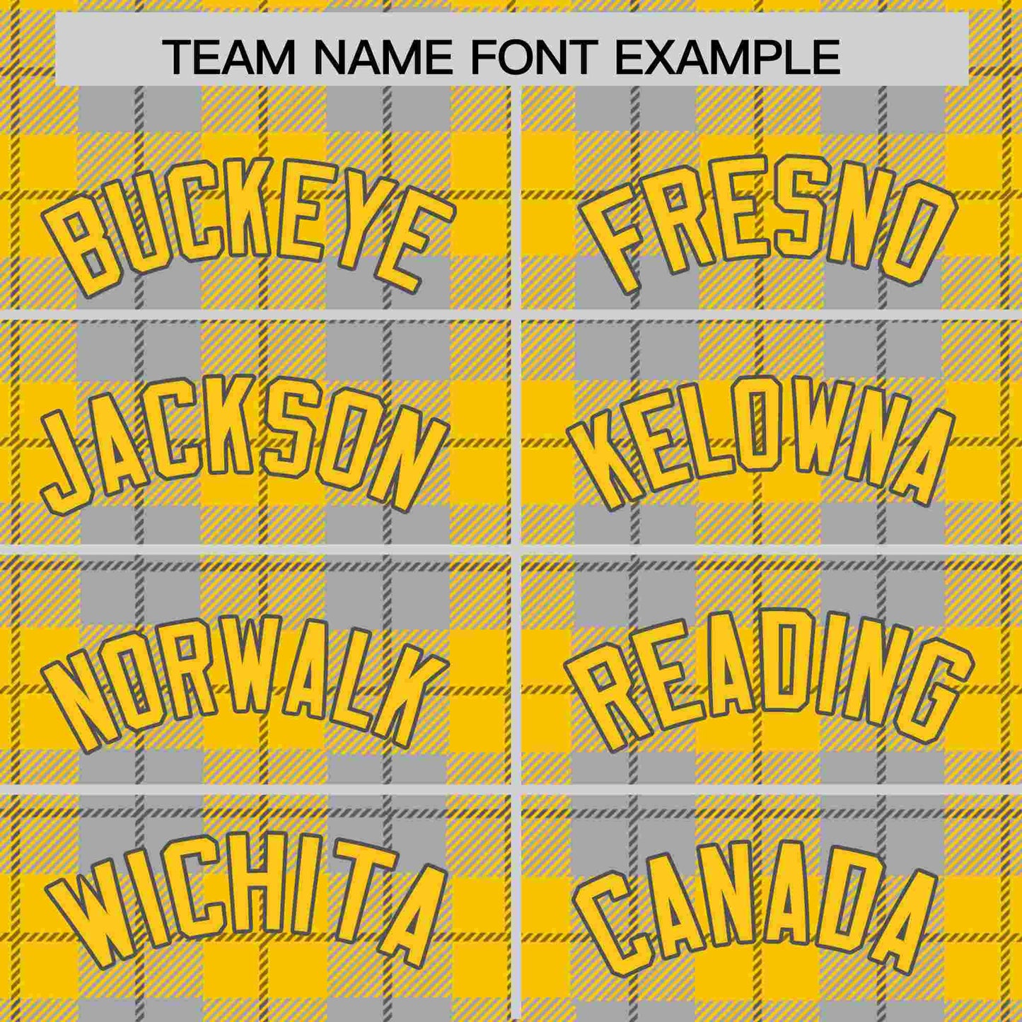 Custom Gold Gray Personalized Plaid Design Authentic Baseball Jersey