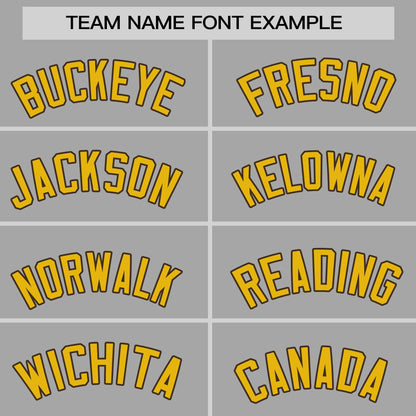 Custom Gray Gold-Brown Personalized Raglan Sleeves Authentic Baseball Jersey