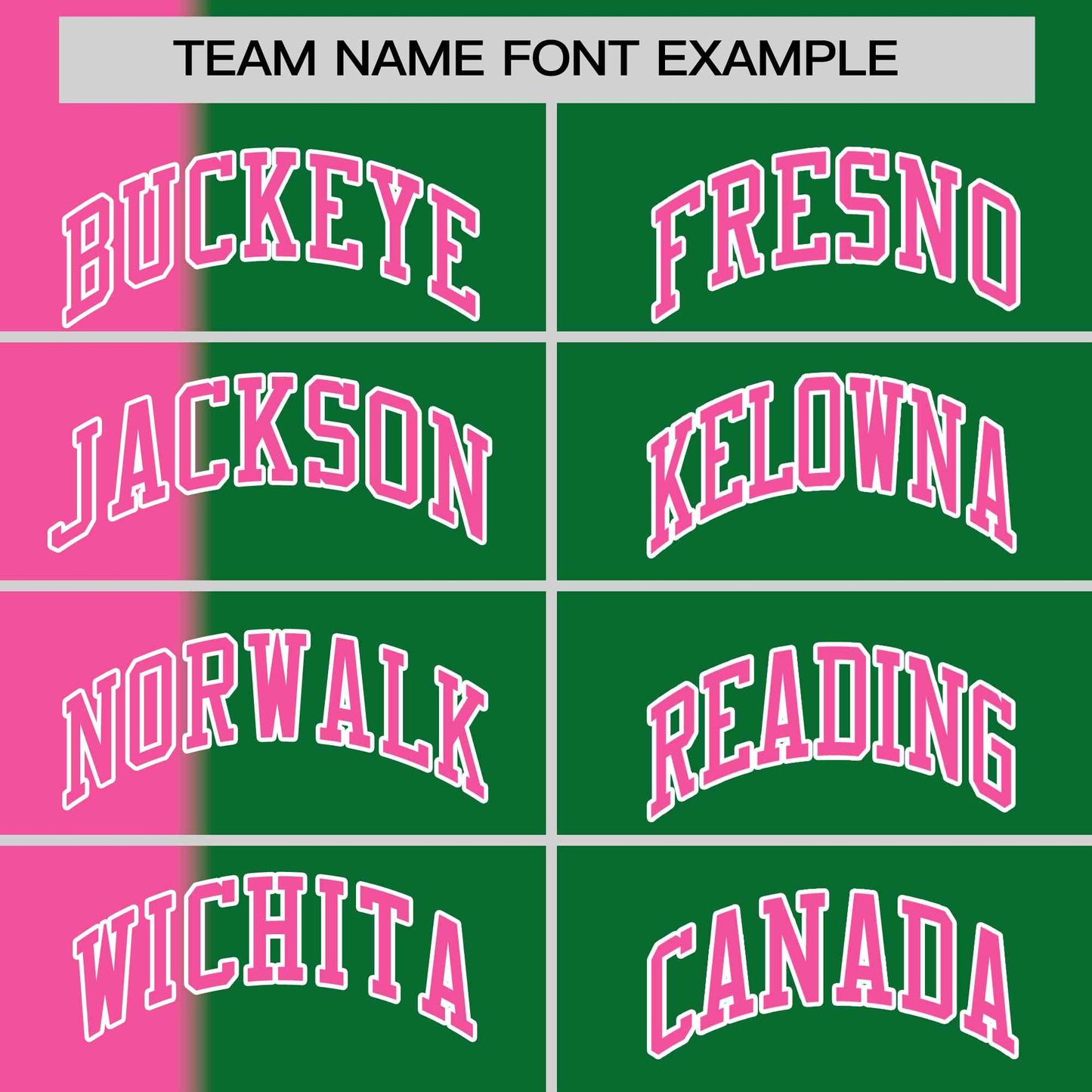 Custom Pink Kelly Green Gradient Stripe Fashion Authentic Two-Button Baseball Jersey