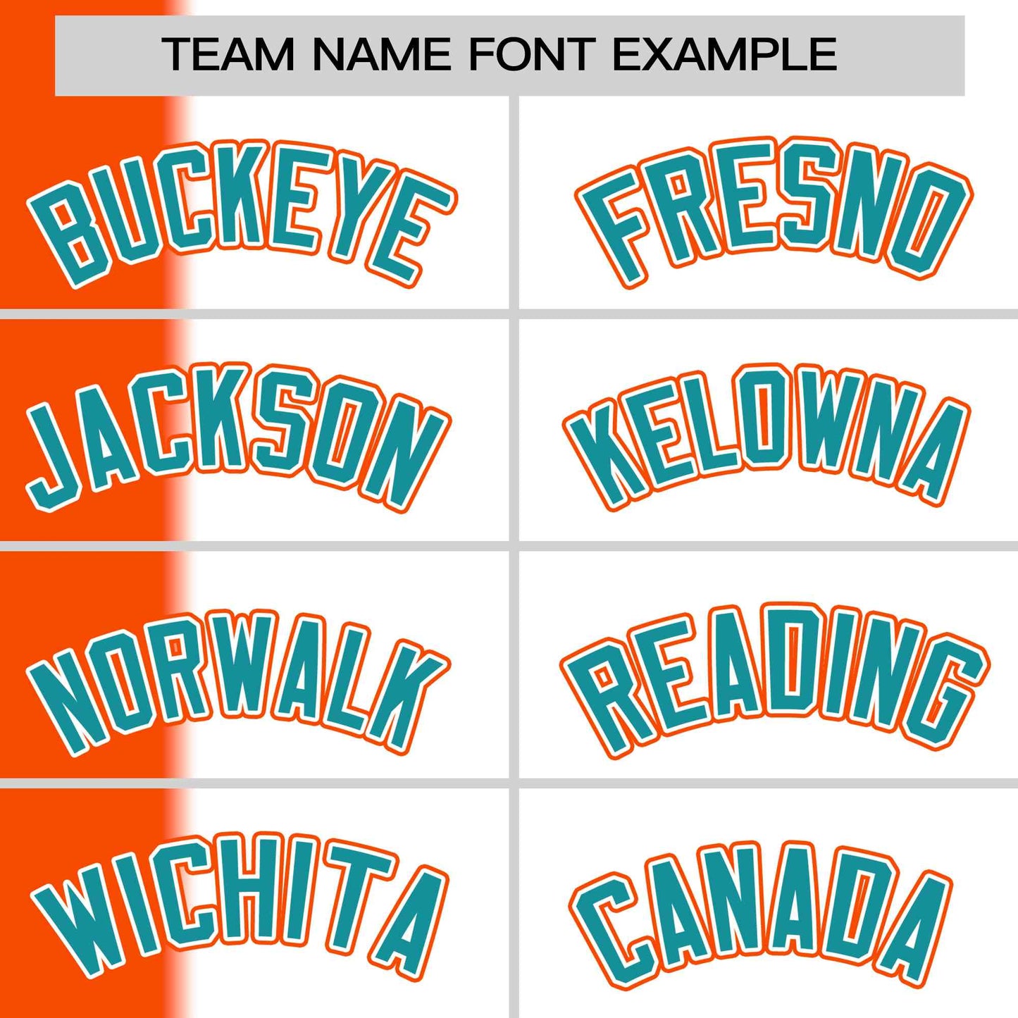 Custom Orange White-Aqua Gradient Stripe Fashion Authentic Two-Button Baseball Jersey